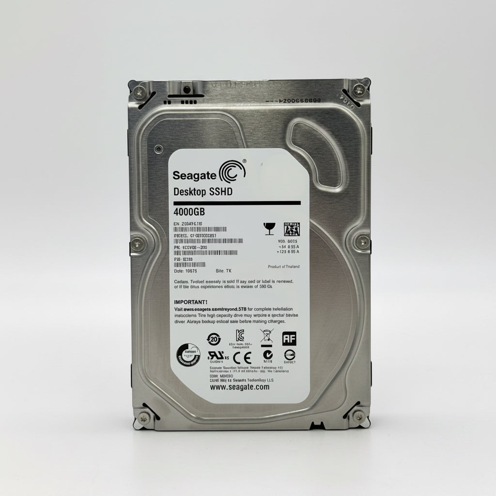 Seagate 4TB SATA Hybrid SSHD Internal Hard Drive ST4000DX001 3.5"  Untested