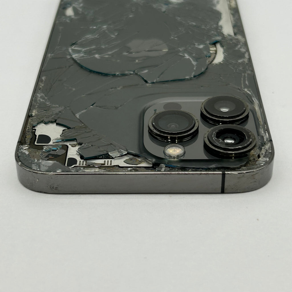 Apple iPhone 13 Pro Max (A2484) - 128GB - Black (Unlocked) Broken Screen/Back - READ