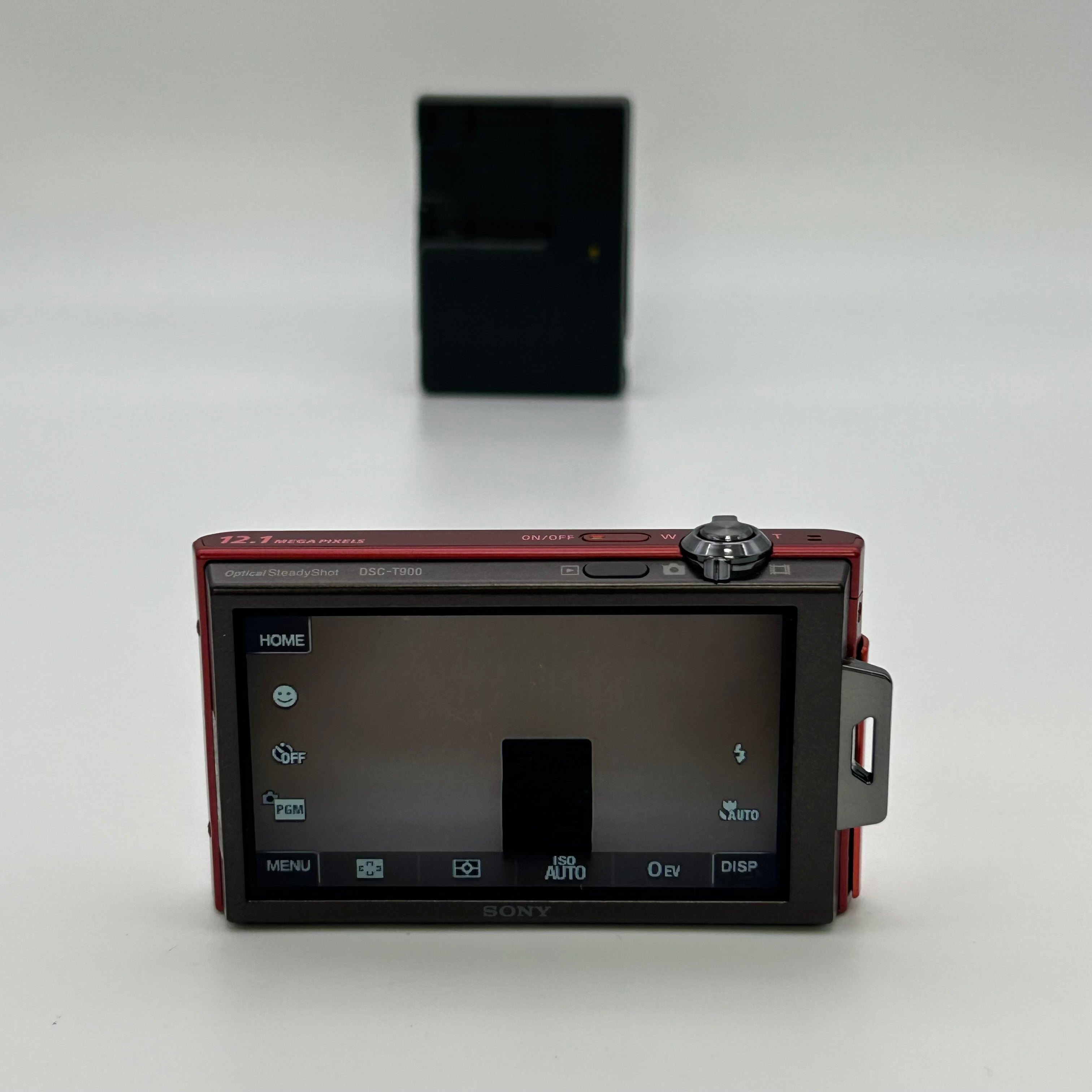 Sony DSC-T900 12.1MP CCD Red Digital Camera - Used