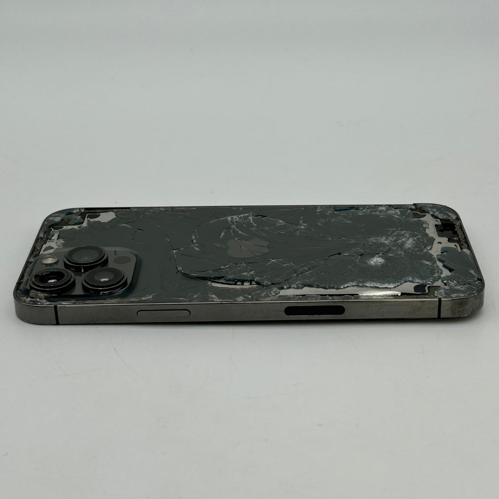 Apple iPhone 13 Pro Max (A2484) - 128GB - Black (Unlocked) Broken Screen/Back - READ