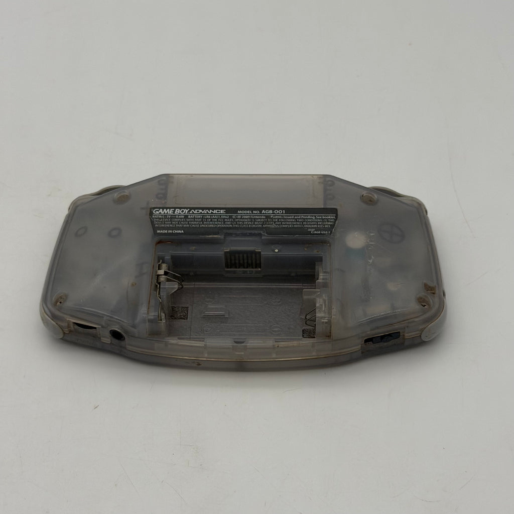 Nintendo Game Boy Advance AGB-001 Clear Console For Parts Repair - Final Sale