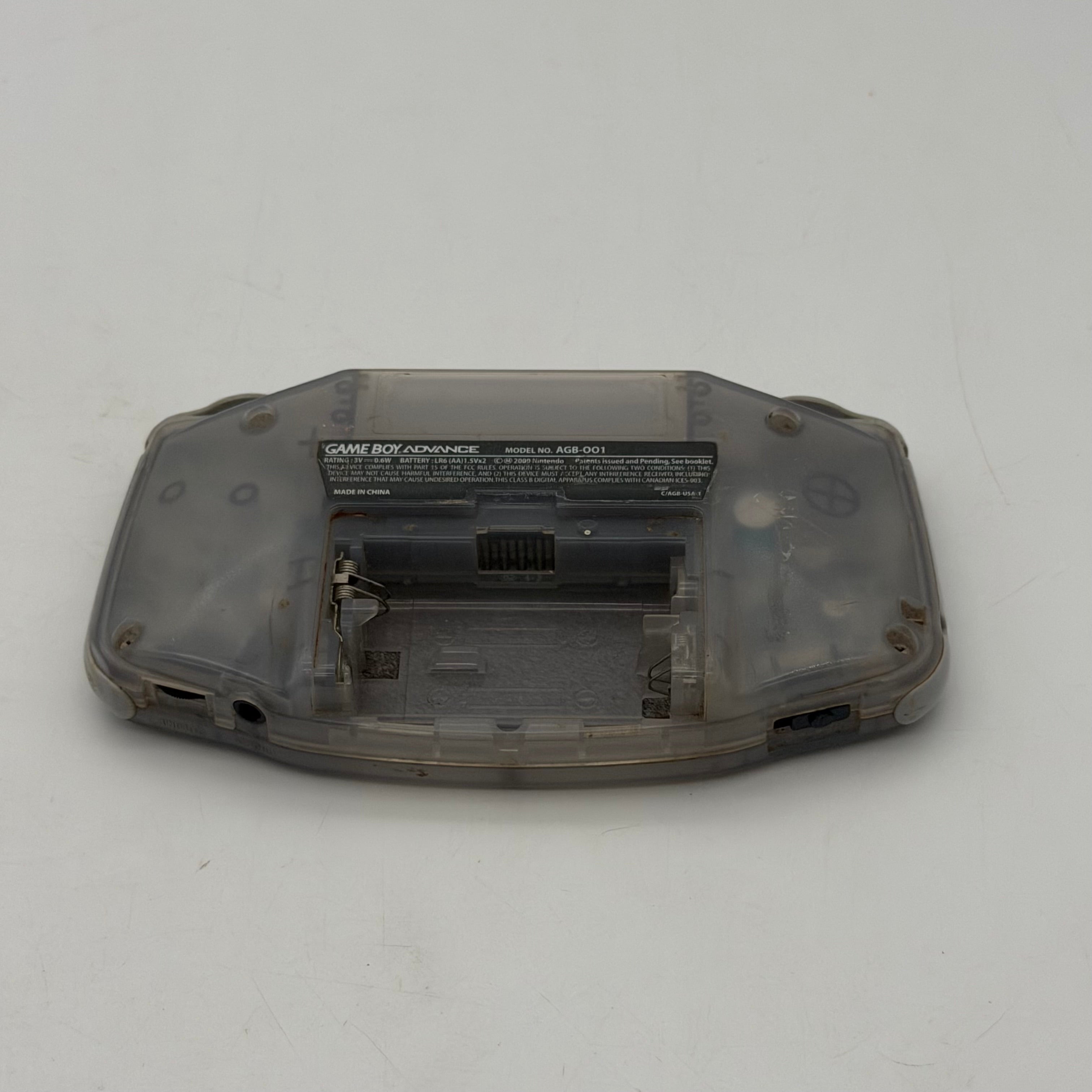 Nintendo Game Boy Advance AGB-001 Clear Console For Parts Repair - Final Sale