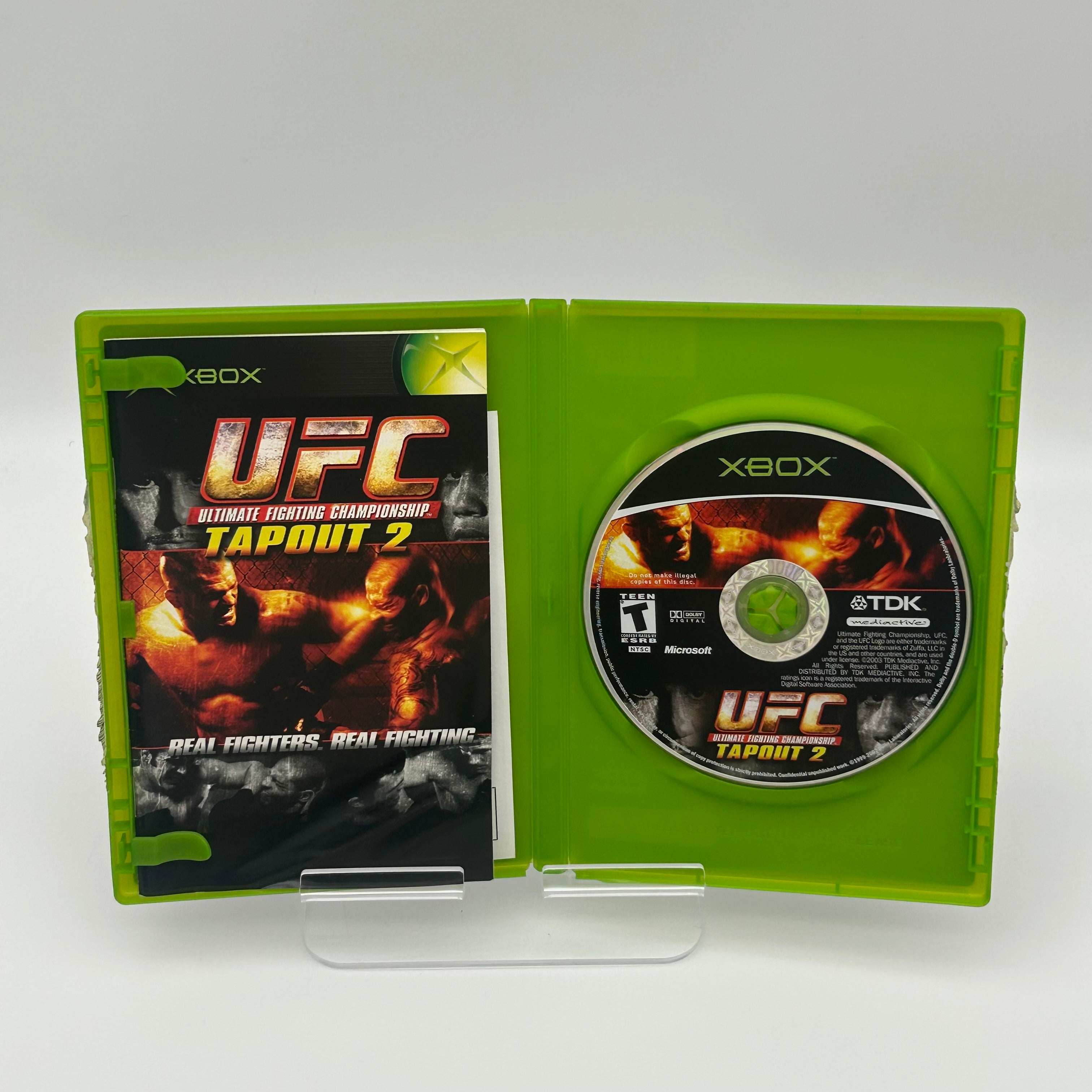 UFC Tapout 2 Xbox with manual and case  - Used