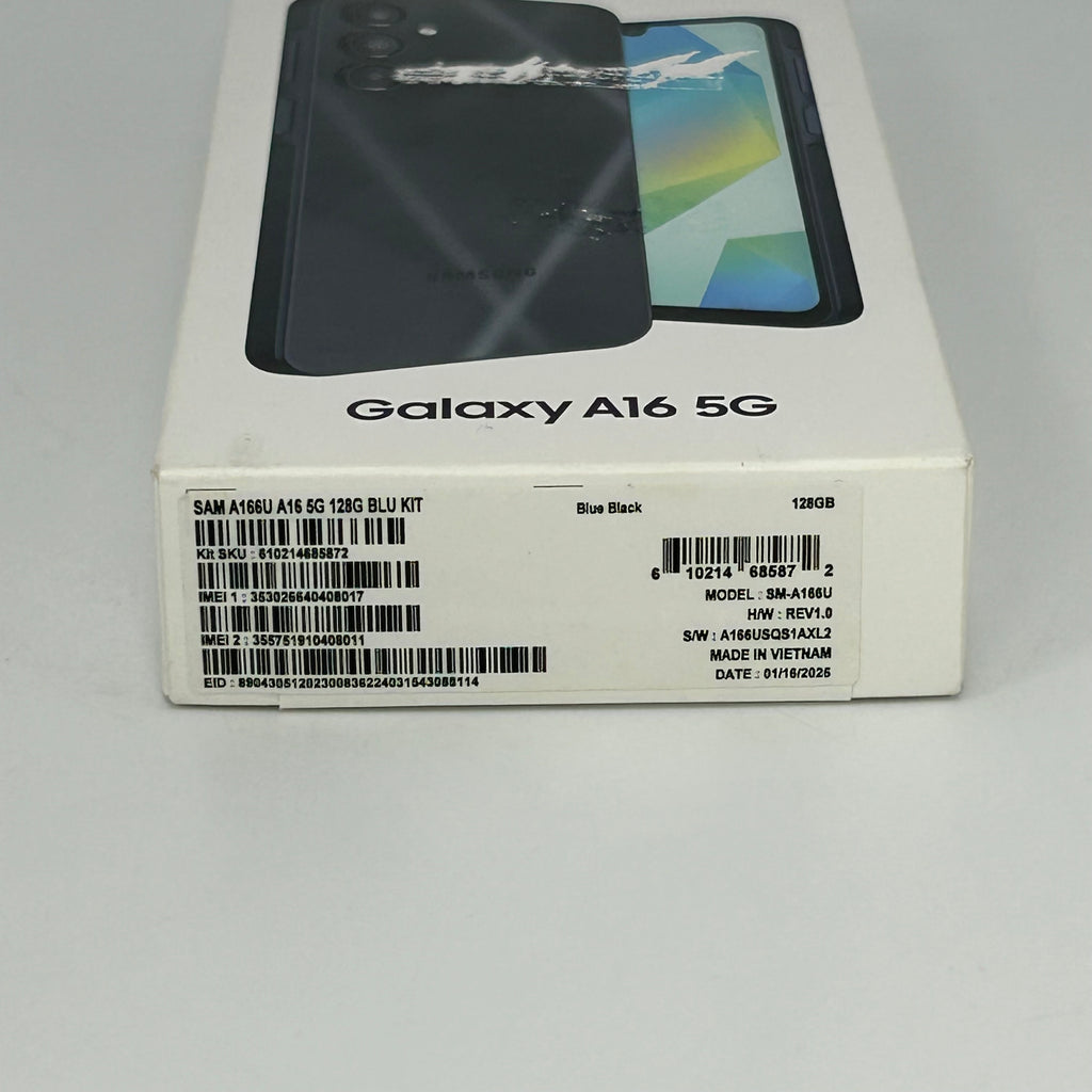 Samsung Galaxy A16 5G SM-A166U 128GB Dual SIM T-Mobile Blue Black
