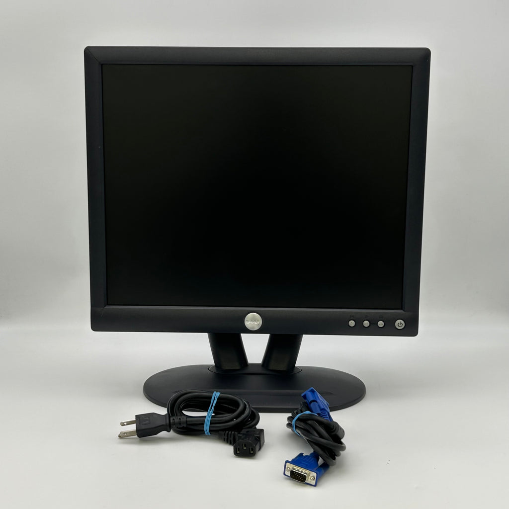 Dell E153FPF 15" LCD Monitor - Tested & Working - Black - Used