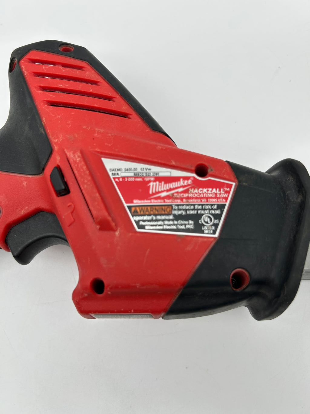Milwaukee 2420-20 Hackzall Reciprocating Saw Used - C