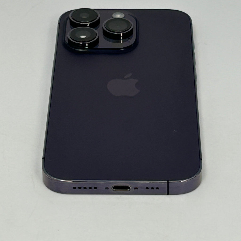 Unlocked Apple iPhone 14 Pro 256GB A2650 Deep Purple MQ1D3LL/A 78% BH