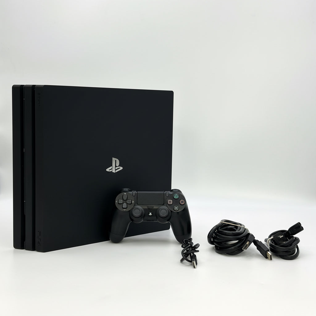 Sony PlayStation 4 Pro 1TB Game Console CUH-7215B W/ Controller