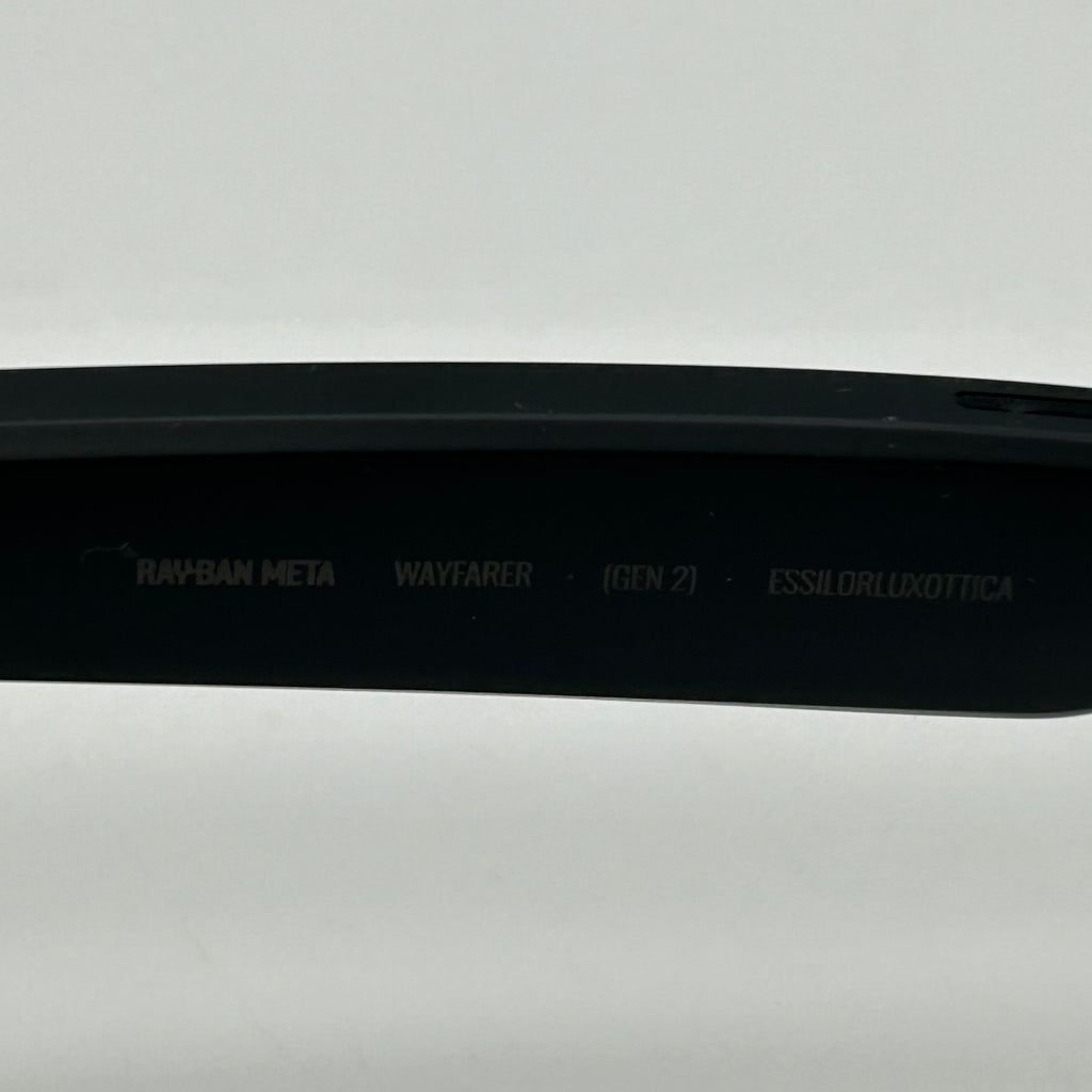 Ray-Ban Meta Wayfarer (Gen 2) Smart Glasses - Matte Black - RW4012 601/SSB (50-22)