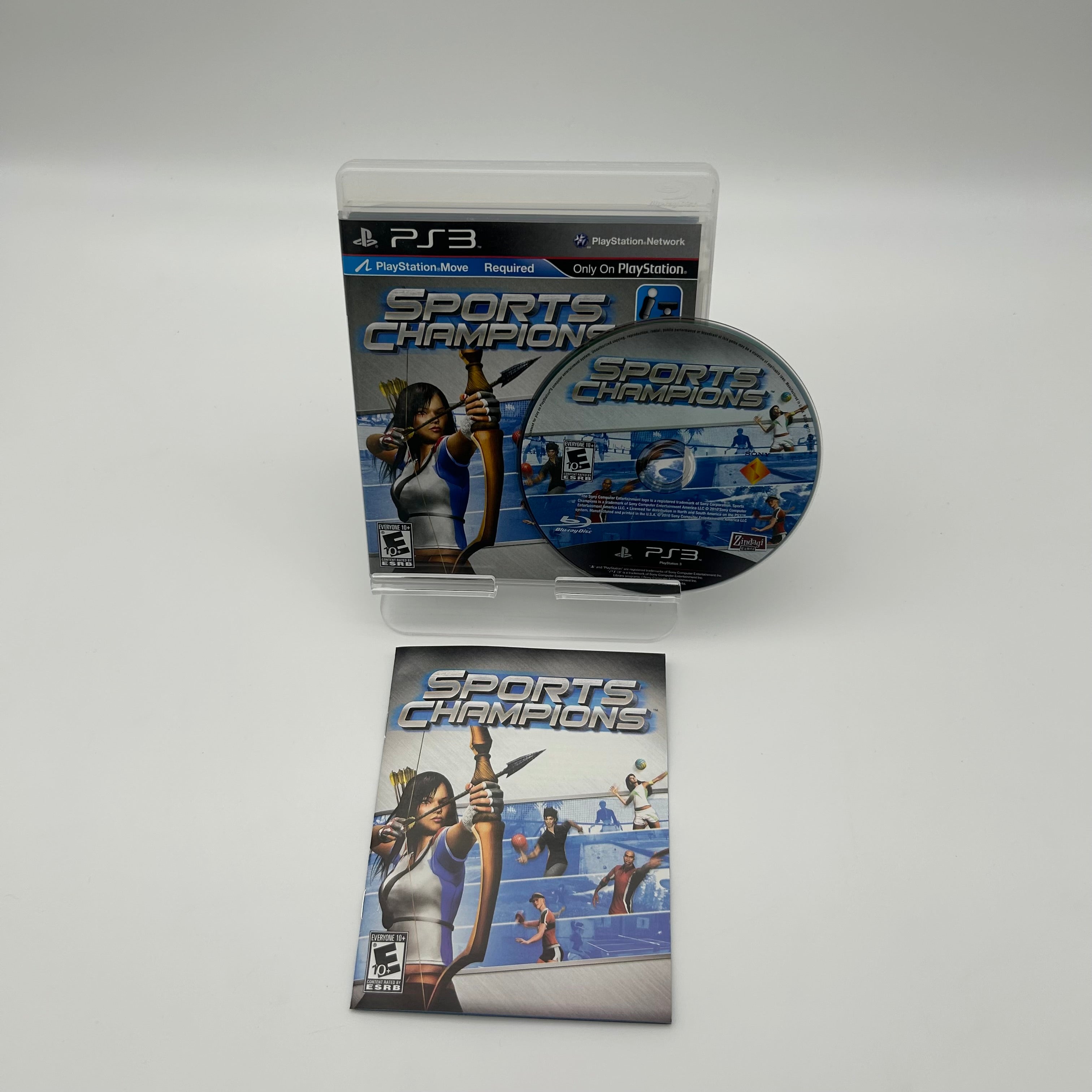Playstation 3 Sports Champions Gray Video Game with Box and Inserts (Free Shipping)