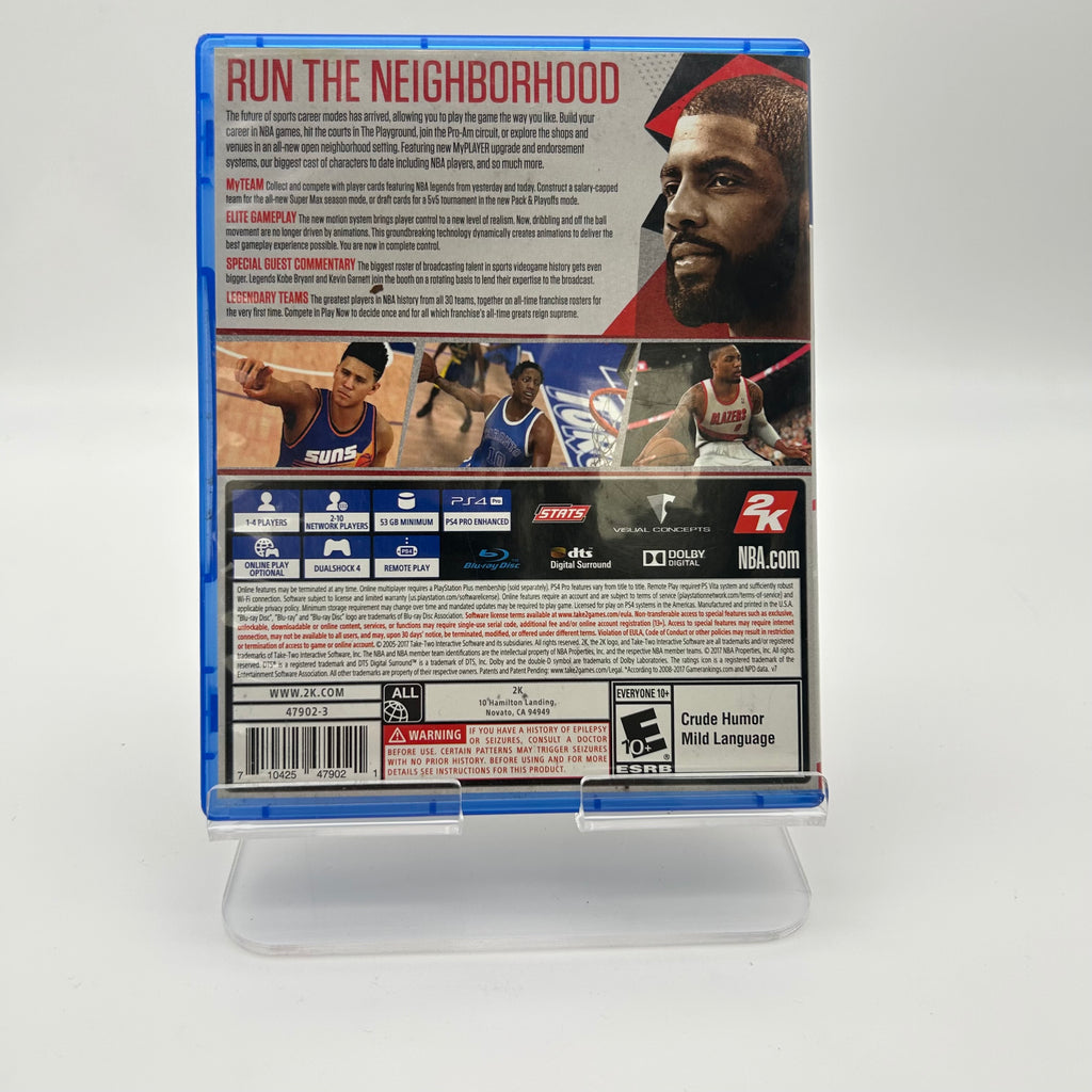NBA 2K18 Sony PS5 With Manual and Case - Used