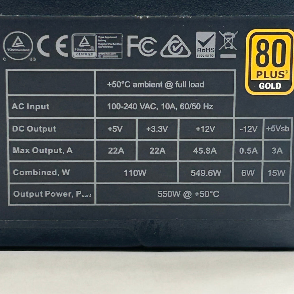 EVGA Supernova 550 G3 550W Power Supply