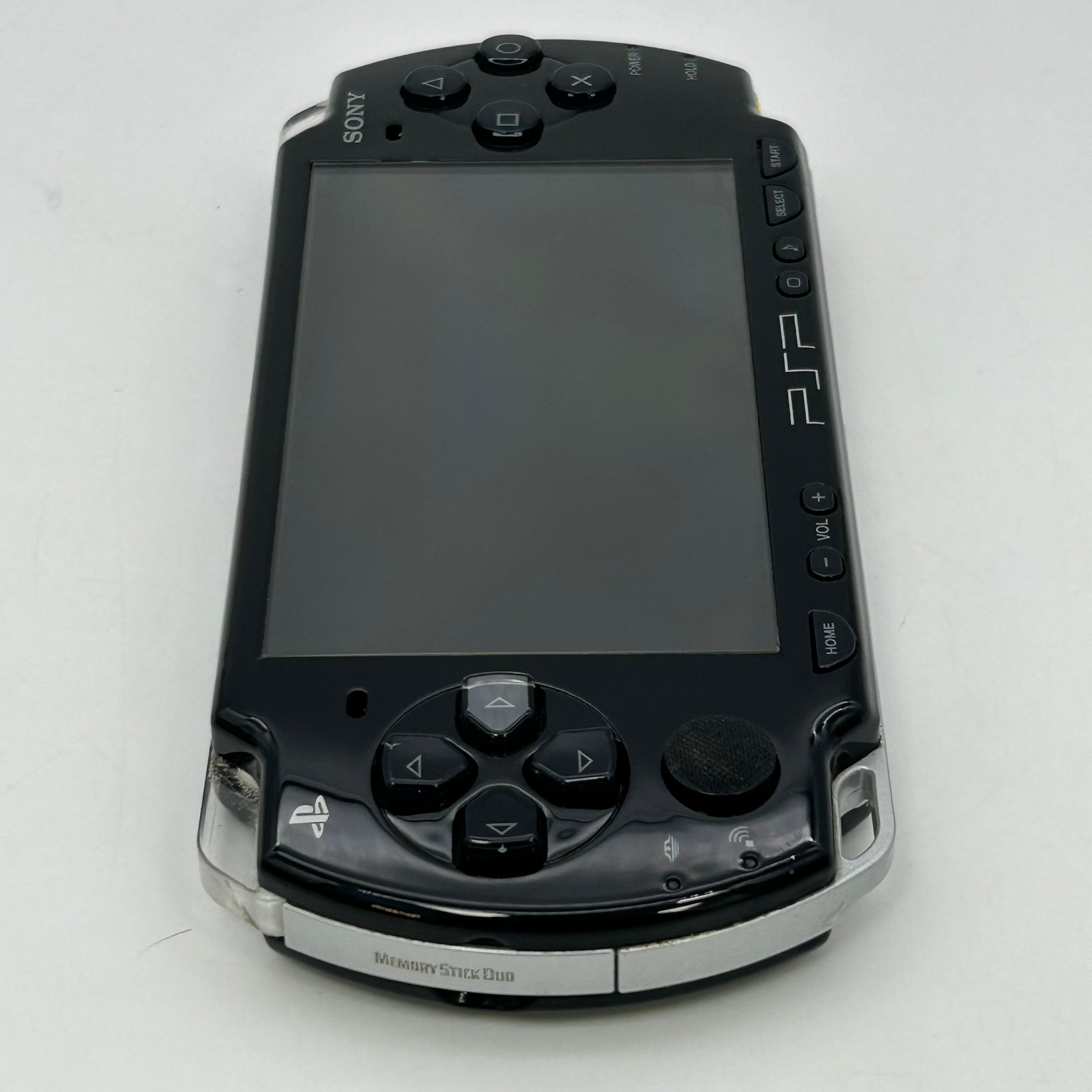 Sony PSP 2001 Piano Black Handheld Console Bundle Untested For Parts 3 Games