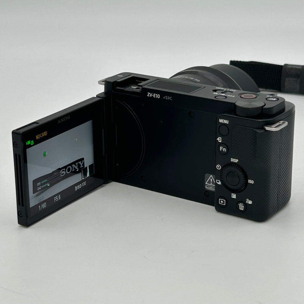 Sony ZV-E10 Mirrorless Camera with E PZ 16-50mm F3.5-5.6 OSS - Black - Used With Box