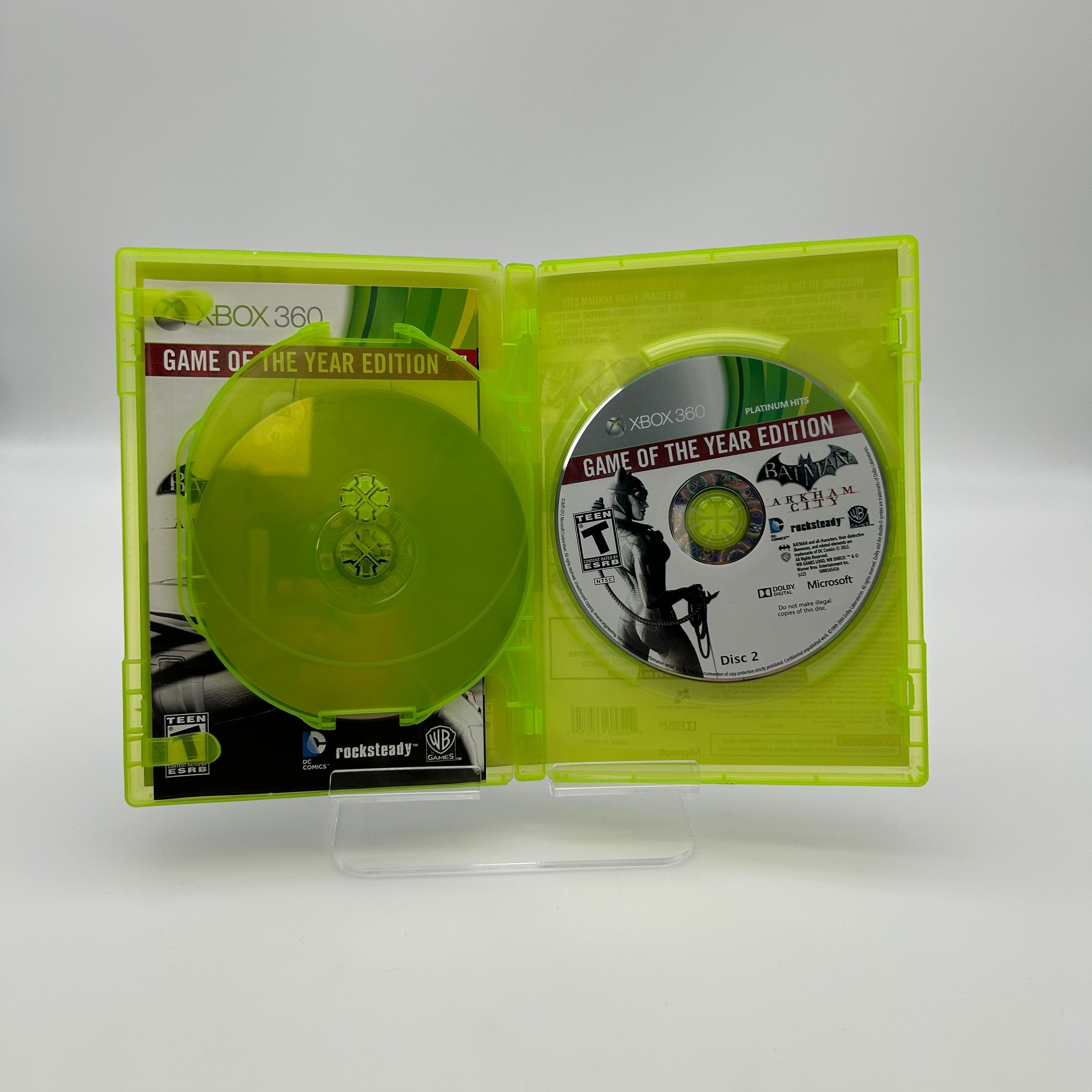 Batman: Arkham Asylum + Arkham City Xbox 360 - Used With Box