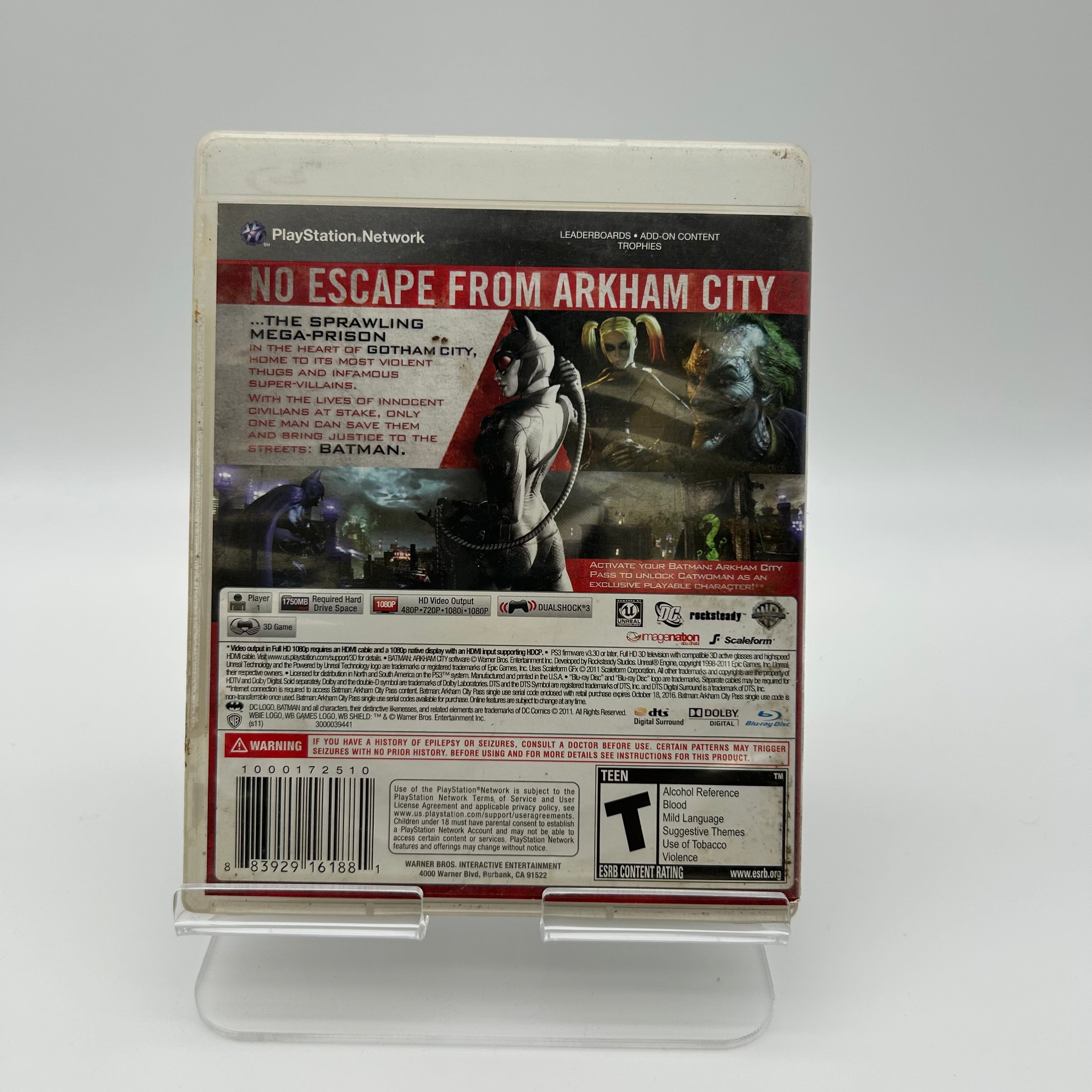 Batman: Arkham City Playstation 3 PS3 - Used With Box (Free Shipping)