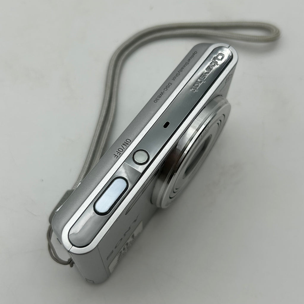 Silver Sony Cyber-Shot DSC-W830 20.1MP 8x Optical Zoom Digital Camera