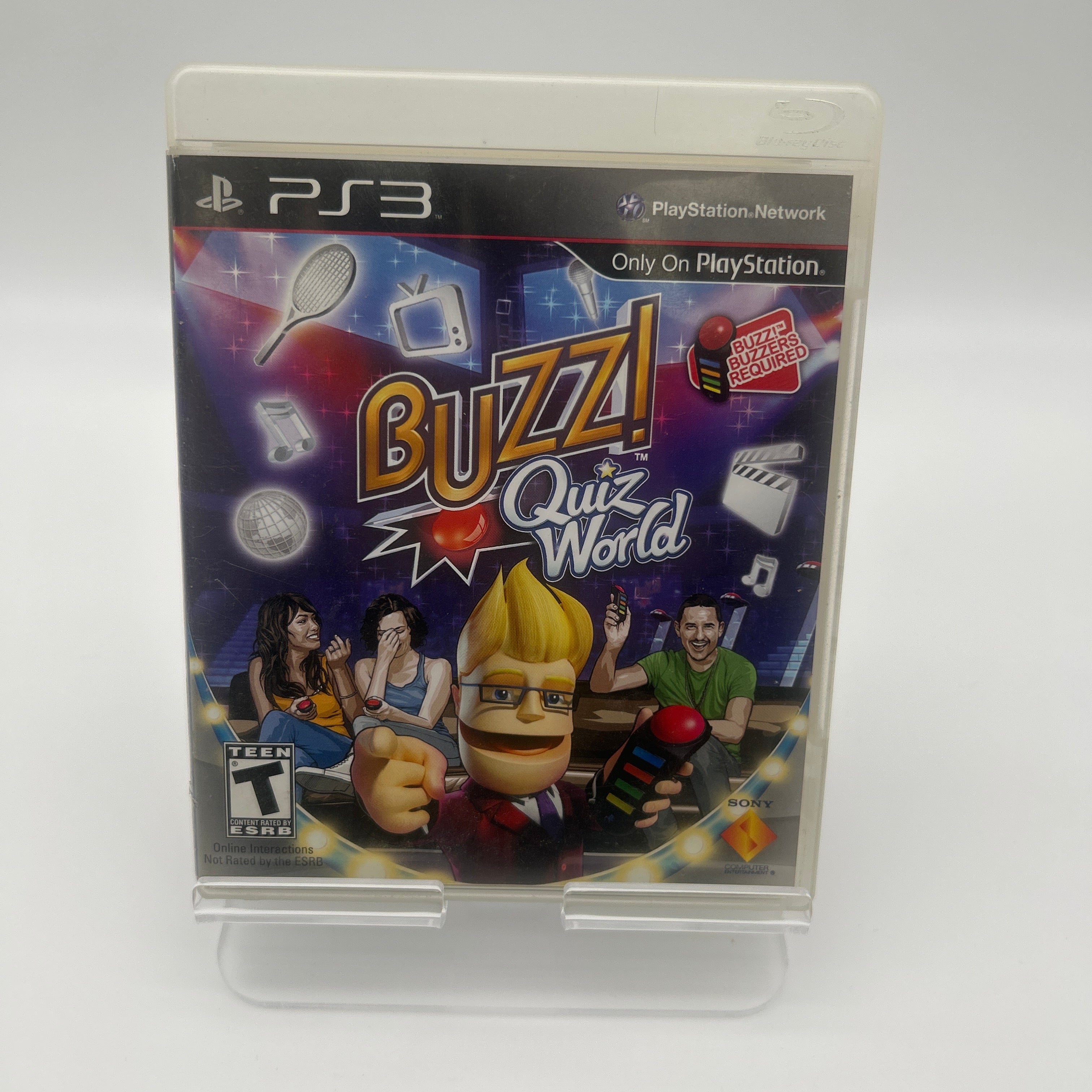 Buzz Quick World Playstation 3 PS3 with manual and box - Used