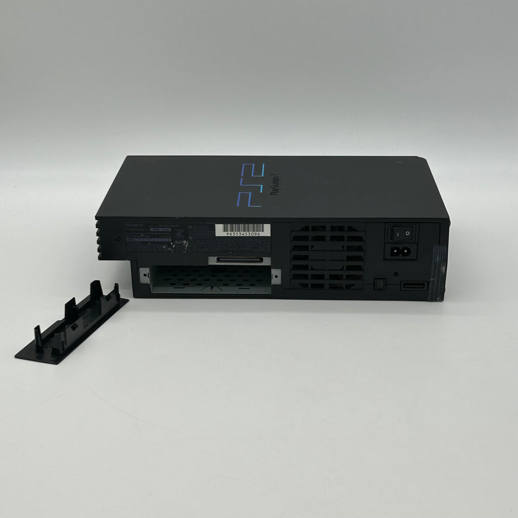 Sony PlayStation 2 PS2 Fat Console Bundle SCPH-50001 - 4 Games - Missing Tray Faceplate