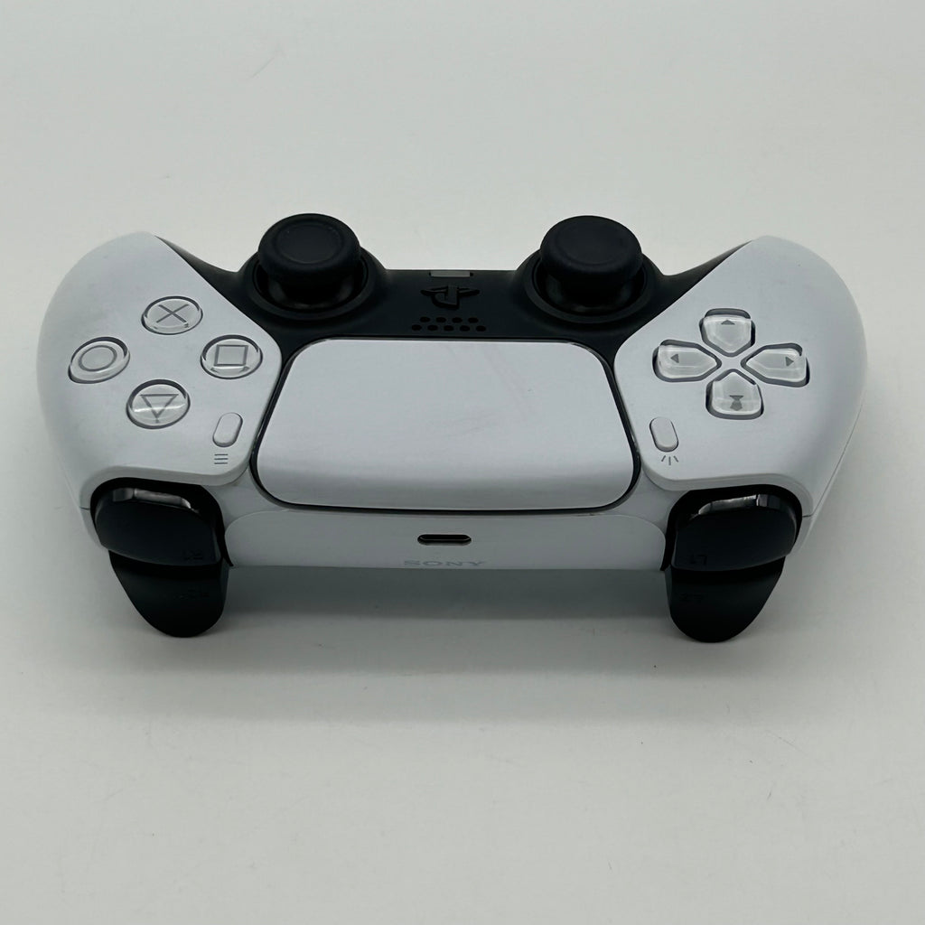 Sony PS5 Slim Disc Console 1TB White (Model CFI-2015) w/ Charging Dock & Box