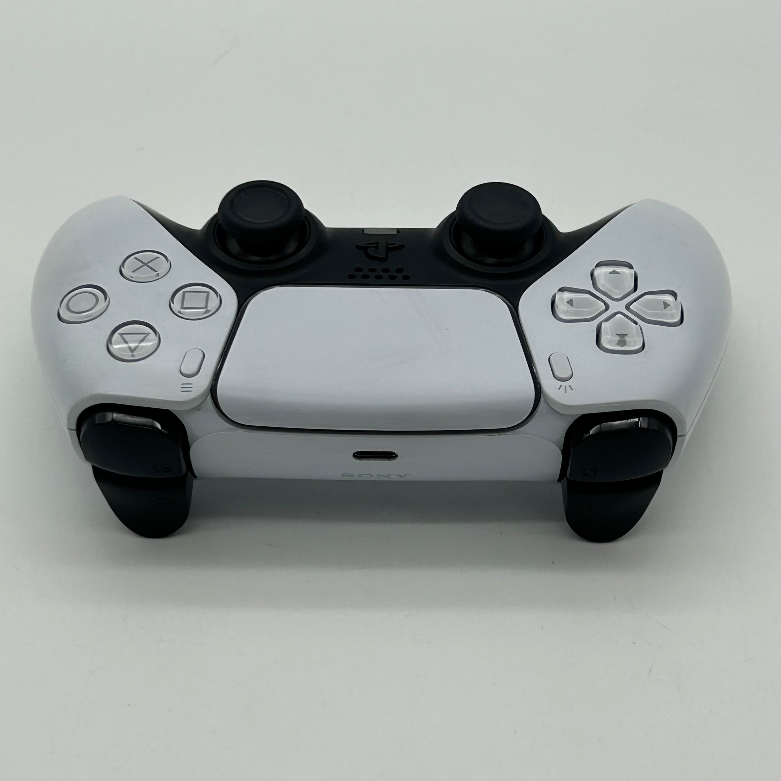 Sony PS5 Slim Disc Console 1TB White (Model CFI-2015) w/ Charging Dock & Box