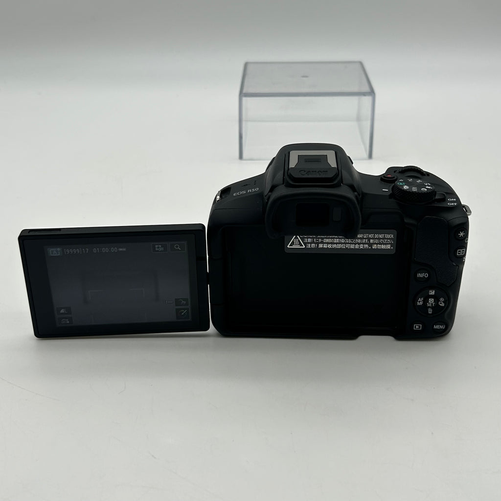 Canon EOS R50 Mirrorless Camera in Black w/ RF-S 18-45mm F4.5-6.3 IS STM Lens
