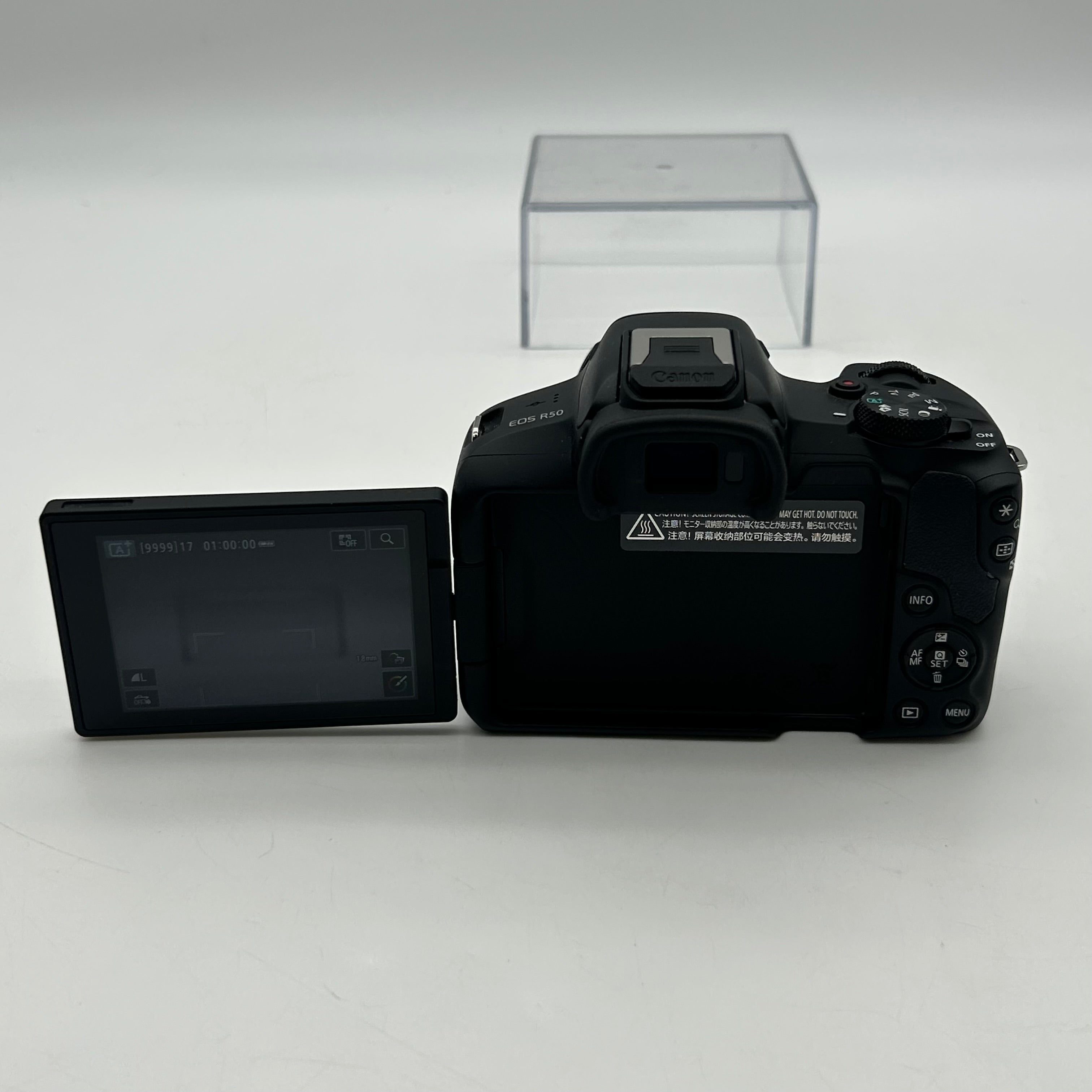 Canon EOS R50 Mirrorless Camera in Black w/ RF-S 18-45mm F4.5-6.3 IS STM Lens