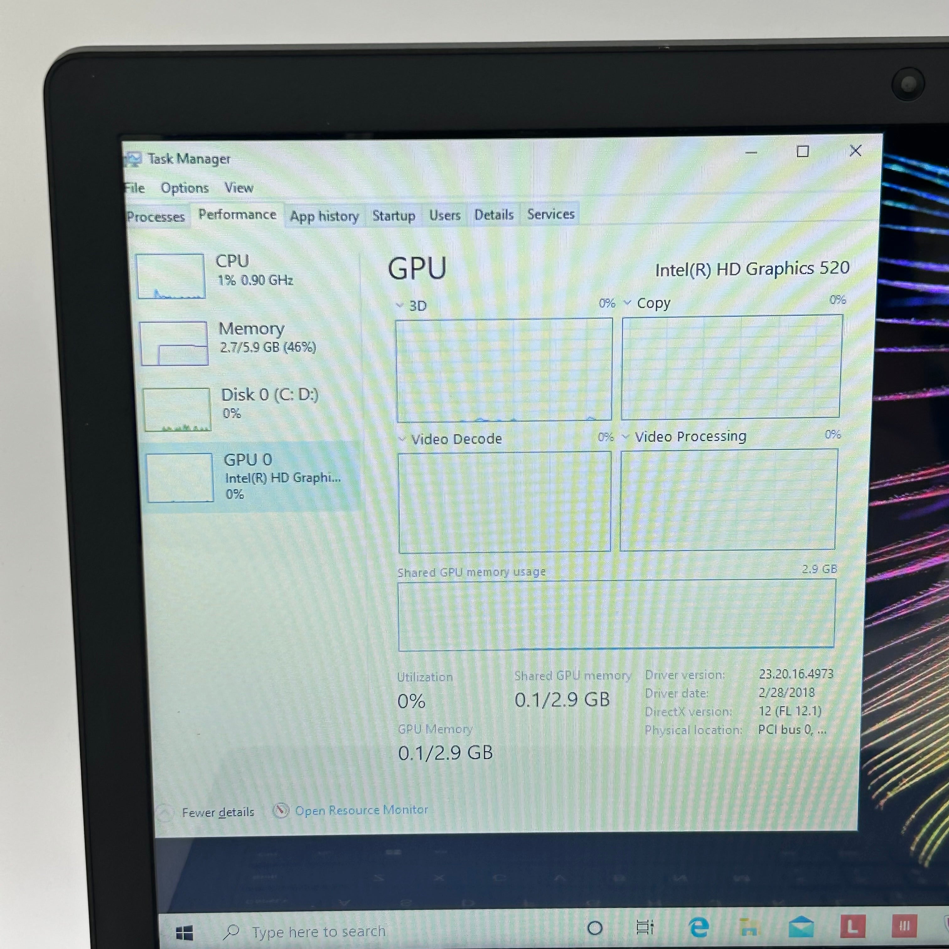 Lenovo IdeaPad 110‑15ISK 15.6" HD i3 6100U 6 GB RAM 1 TB HDD Black