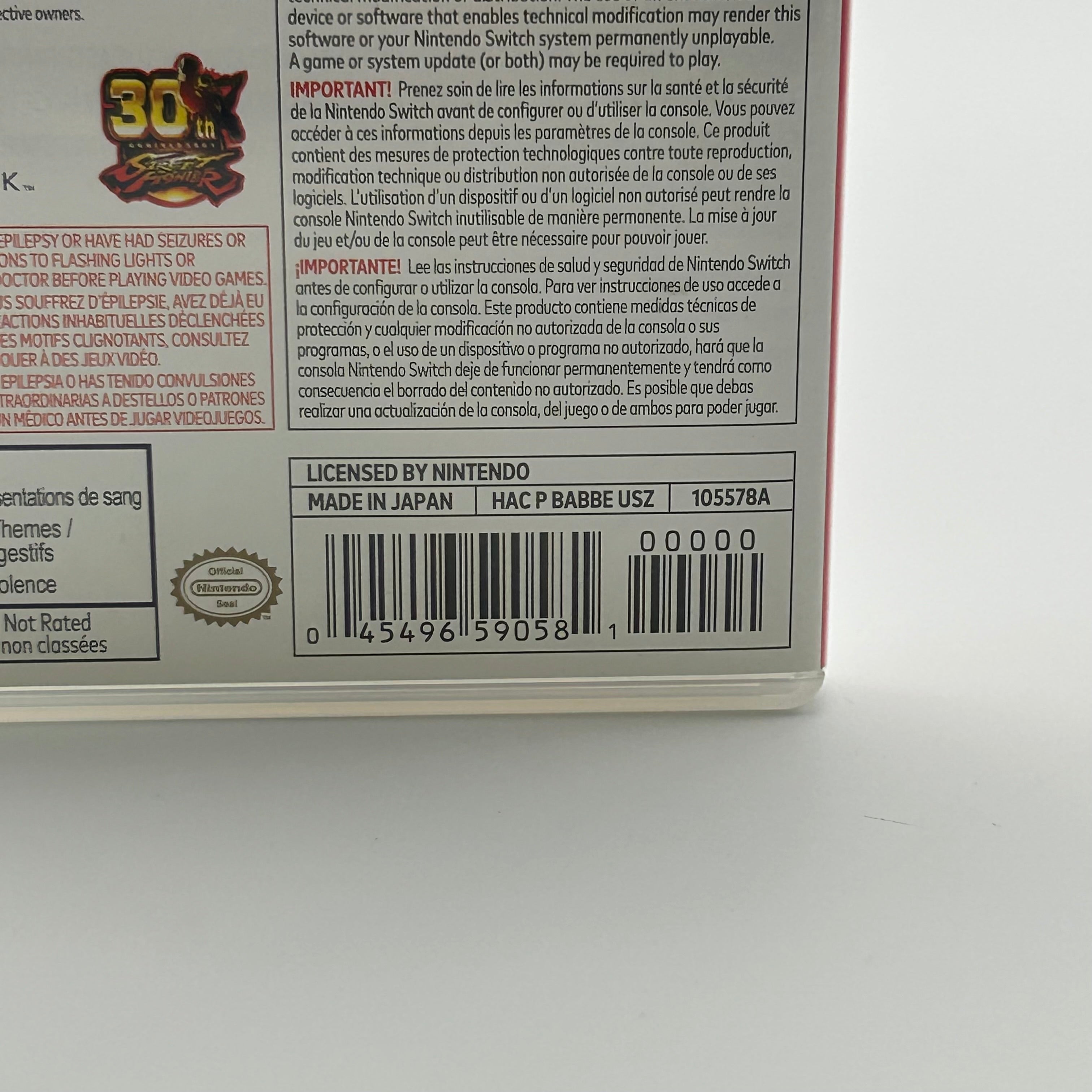 Ultra Street Fighter 2 II: The Final Challengers (Nintendo Switch, 2017)