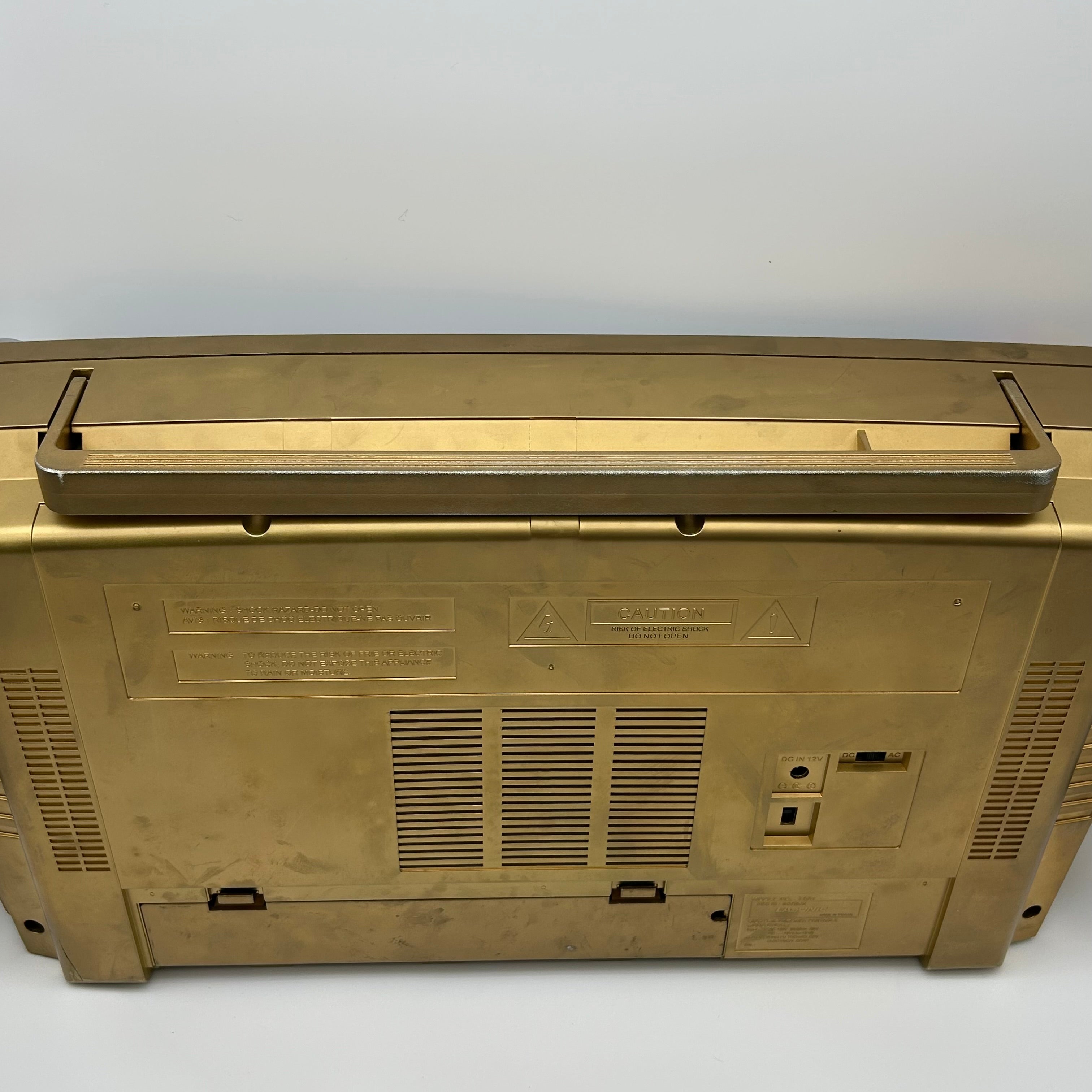 LASONIC I-931 BOOMBOX Gold Pro Audio Equipment with Bag - Used