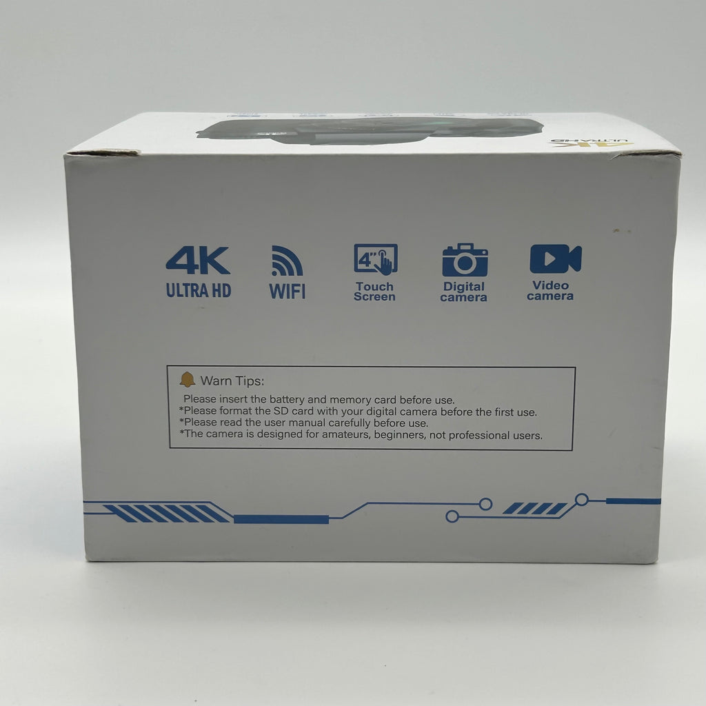 WD05 4K UltraHD Digital Camera w 52mm Lens - Open Box