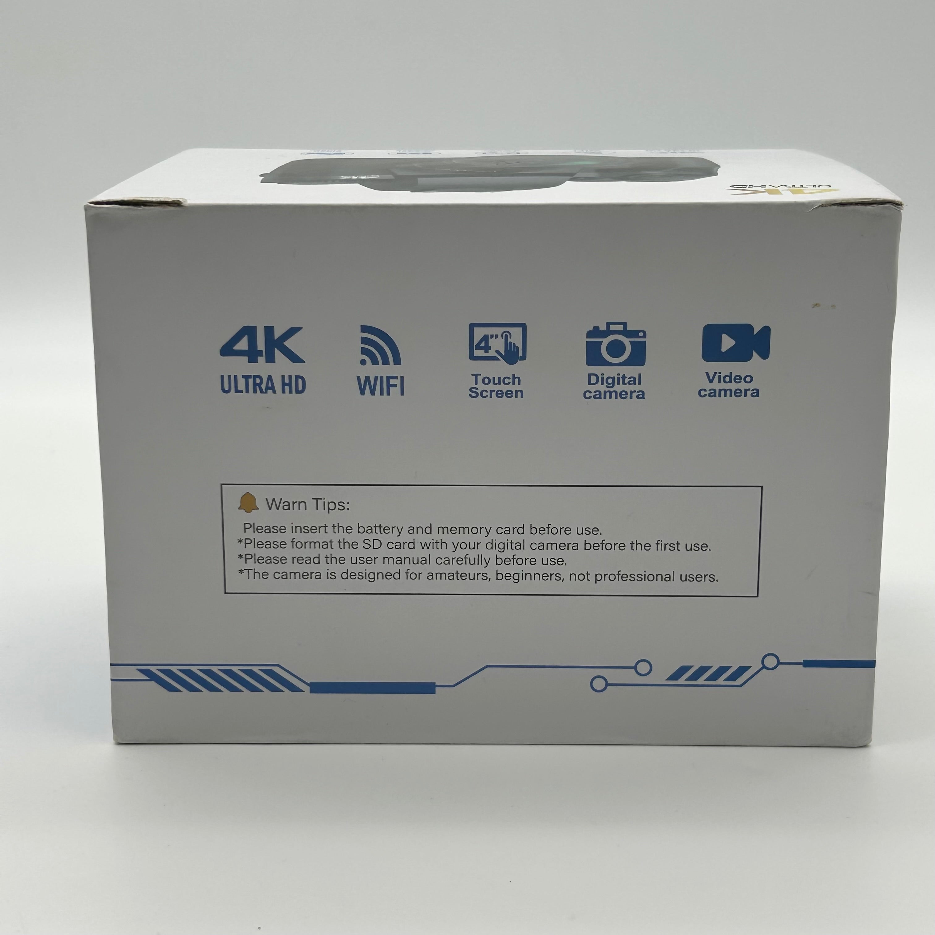 WD05 4K UltraHD Digital Camera w 52mm Lens - Open Box