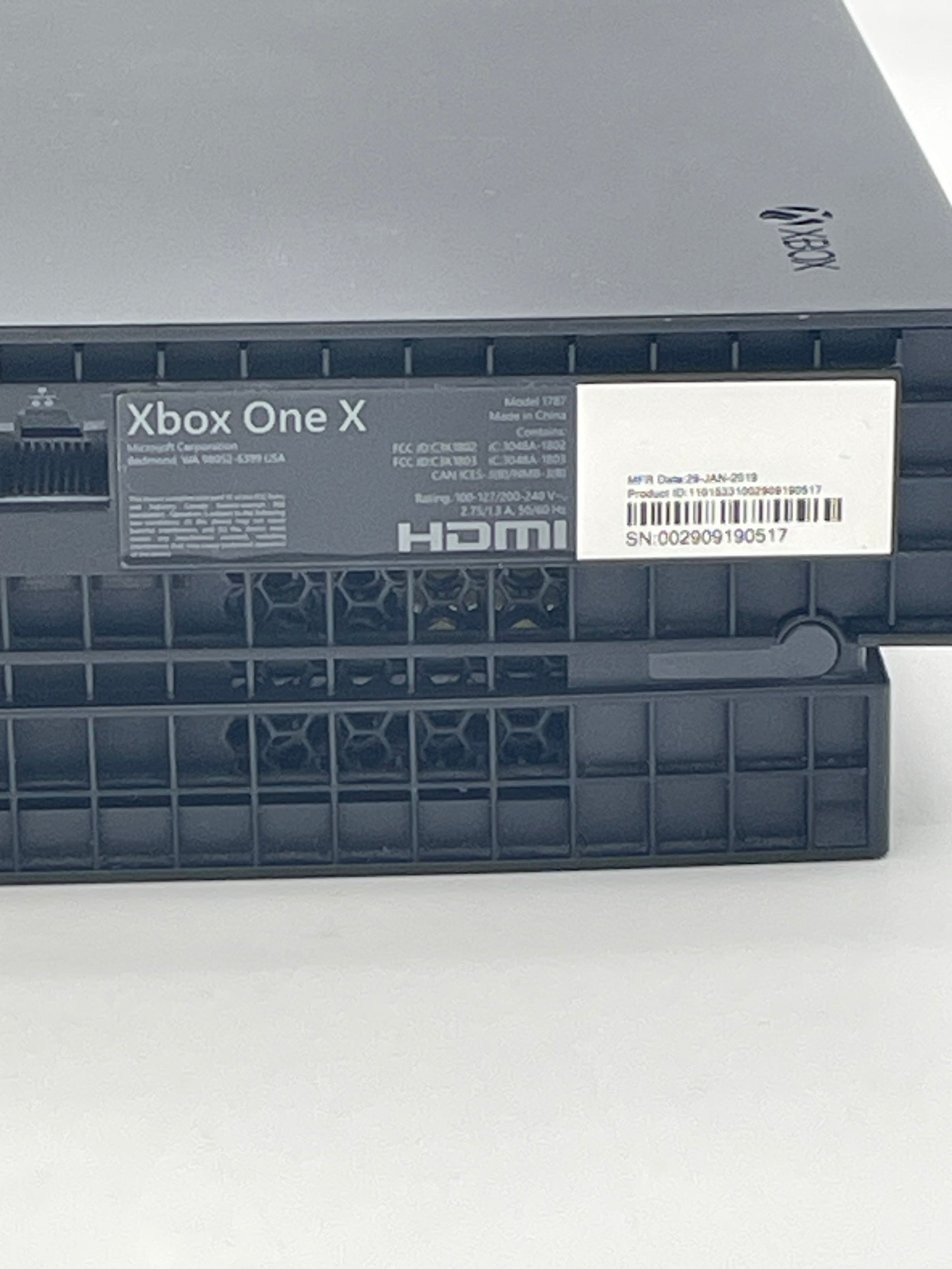 Microsoft Xbox One X 1TB 1787 Console Bundle w/ Cords & Controller