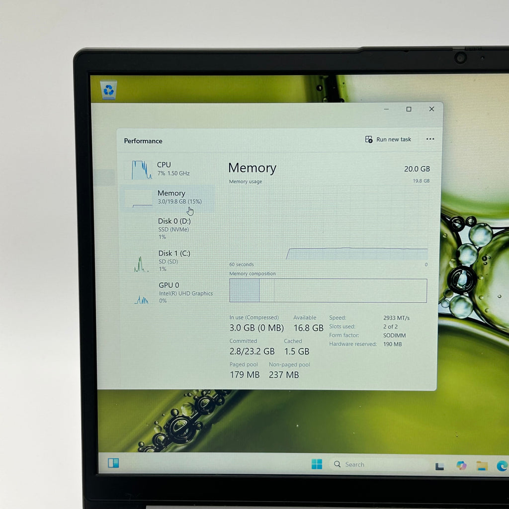 Lenovo IdeaPad 1 15IJL7 15.6" Laptop Intel Celeron N4500 20GB RAM 1TB SSD Gray