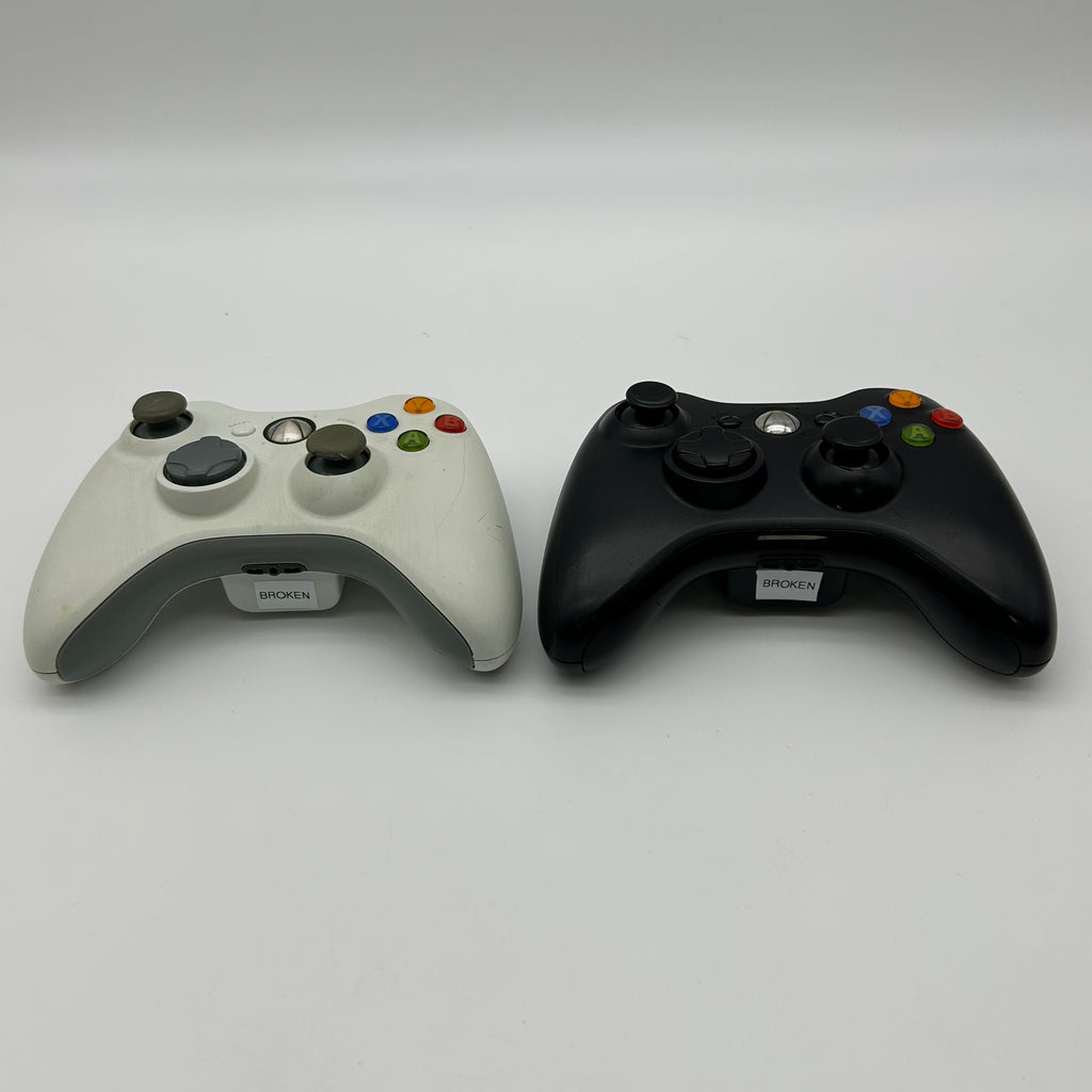 Xbox 360 Slim 250GB Gaming Set – 13 Games & 3 Controllers: 1 Functional & 2 Defective - Used