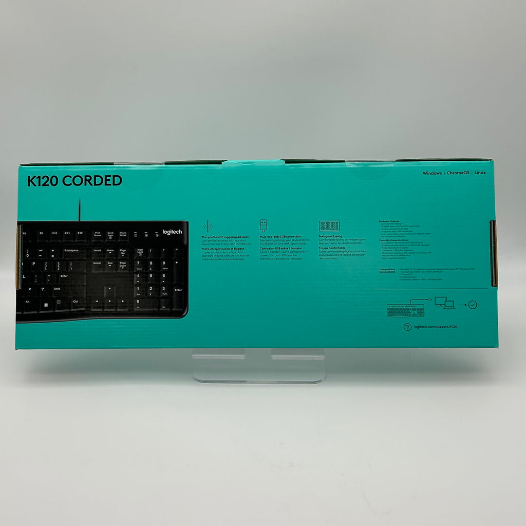 Logitech K120 Black Keyboard - New In Box