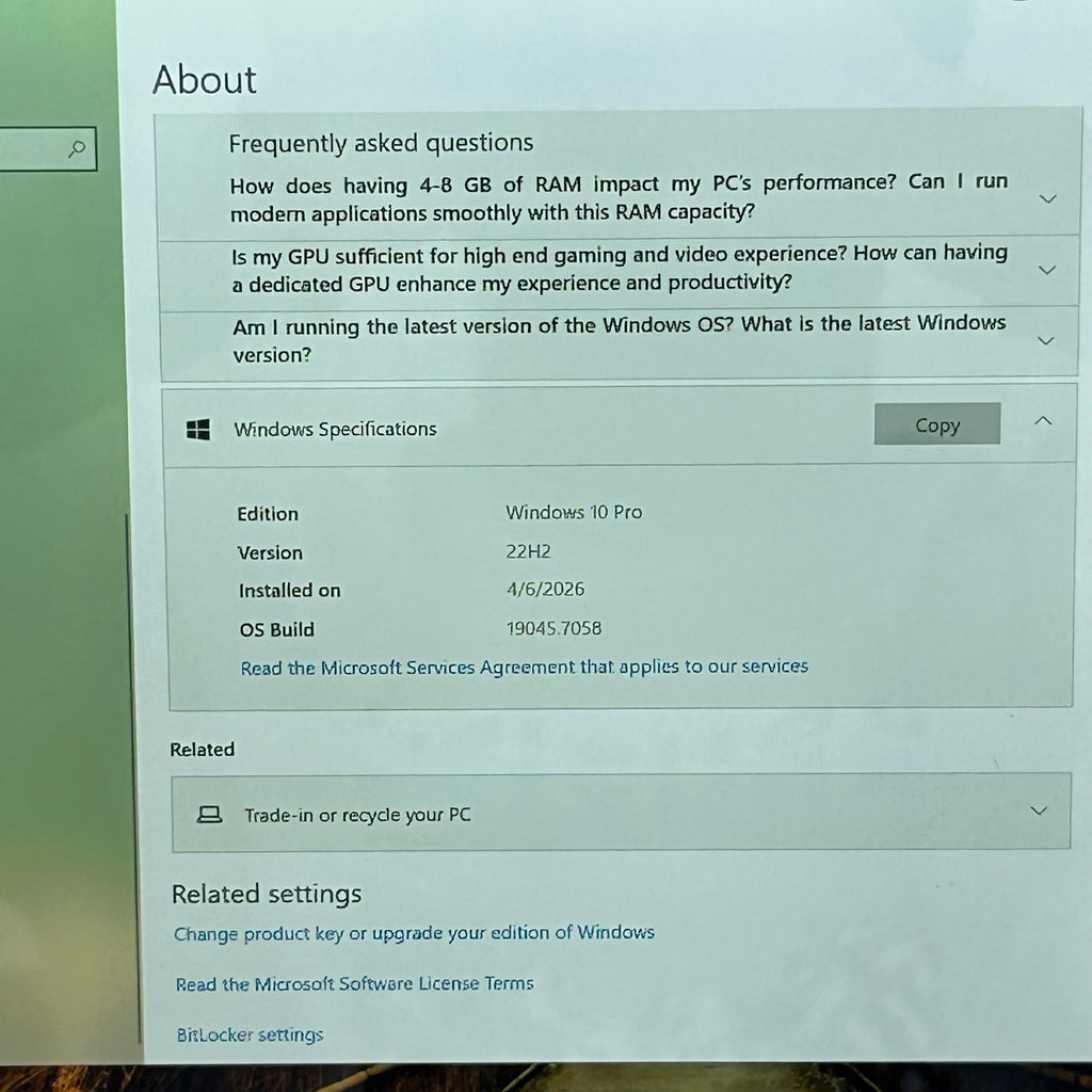 Microsoft Surface Pro 3 1631 12-inch i5-4300U 4GB 128GB SSD Silver