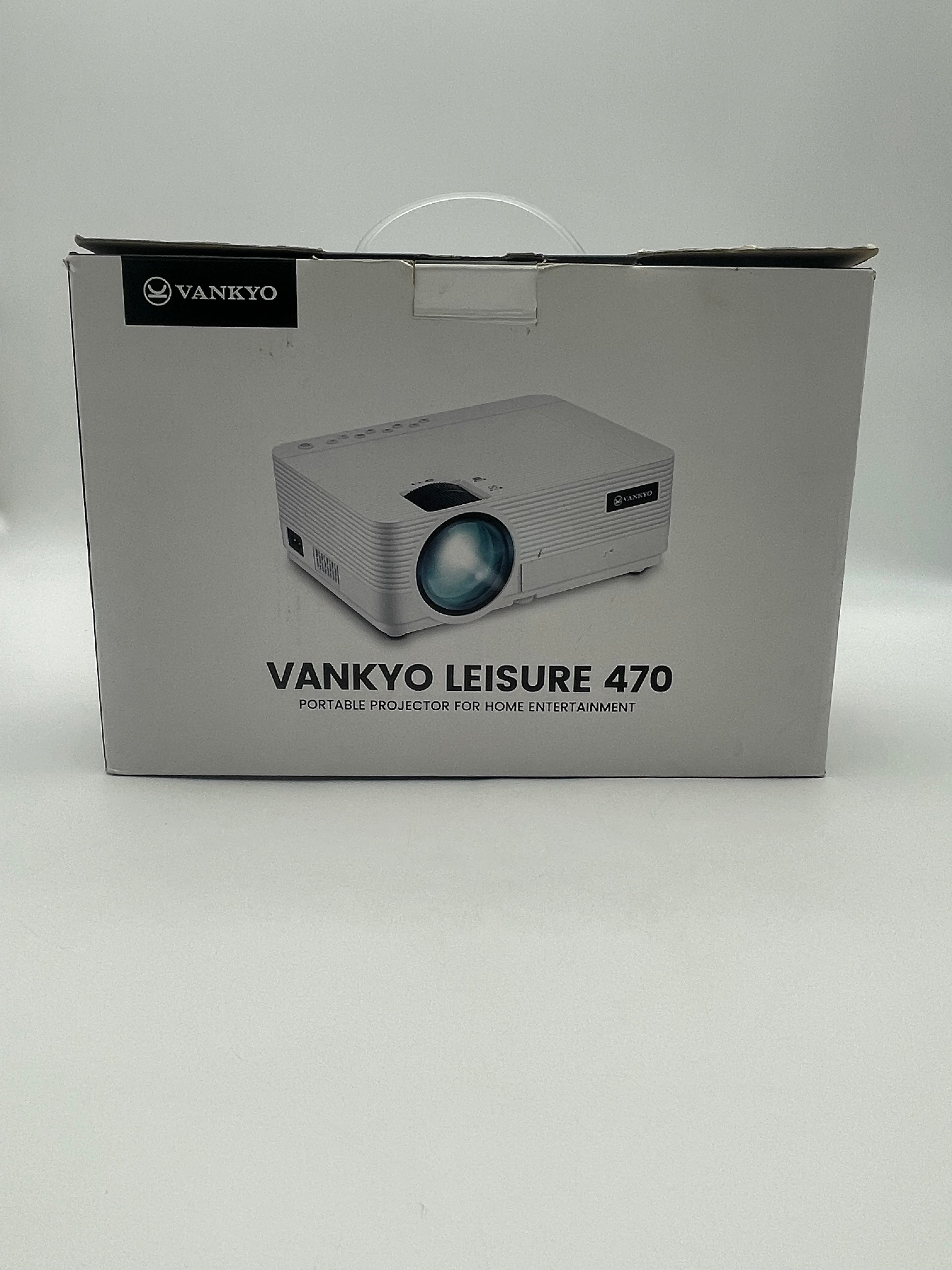 VANKYO Leisure 470 LCD Projector 1080p HDMI USB AV SD Portable w/ Case