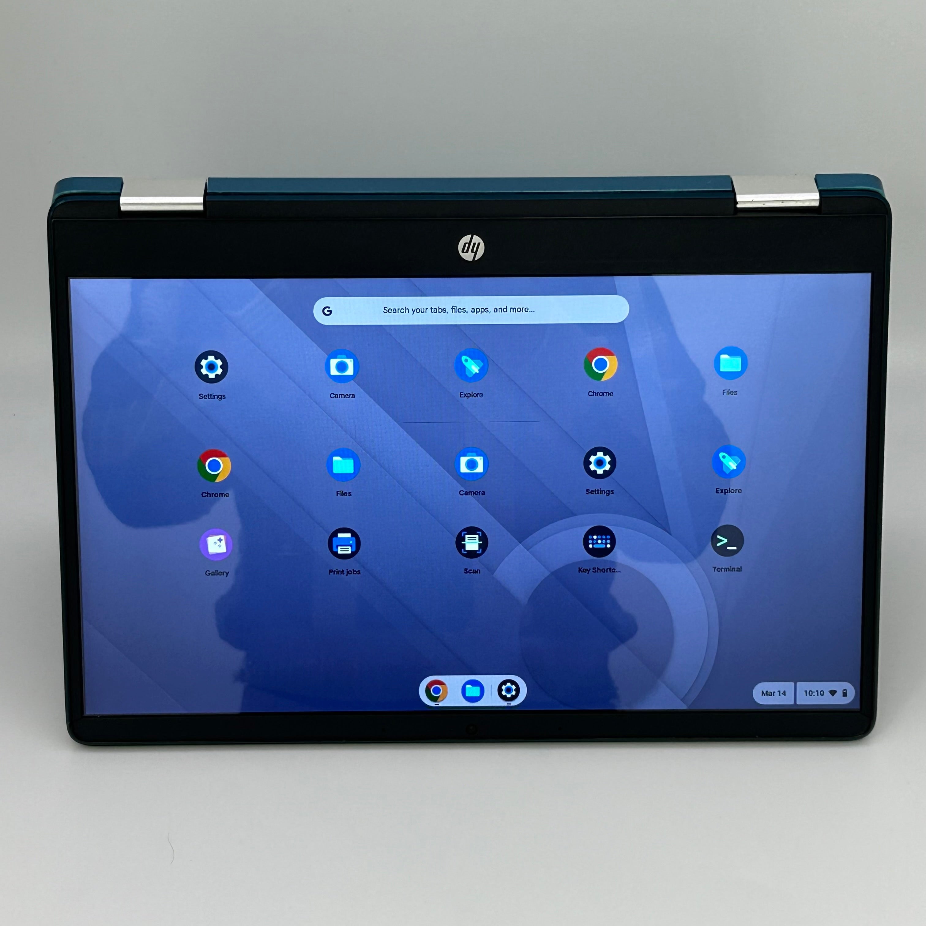 HP Chromebook x360 14a-ca0190wm Celeron N4020 1.1GHz 4GB RAM 64GB eMMC 14" Touch - Used
