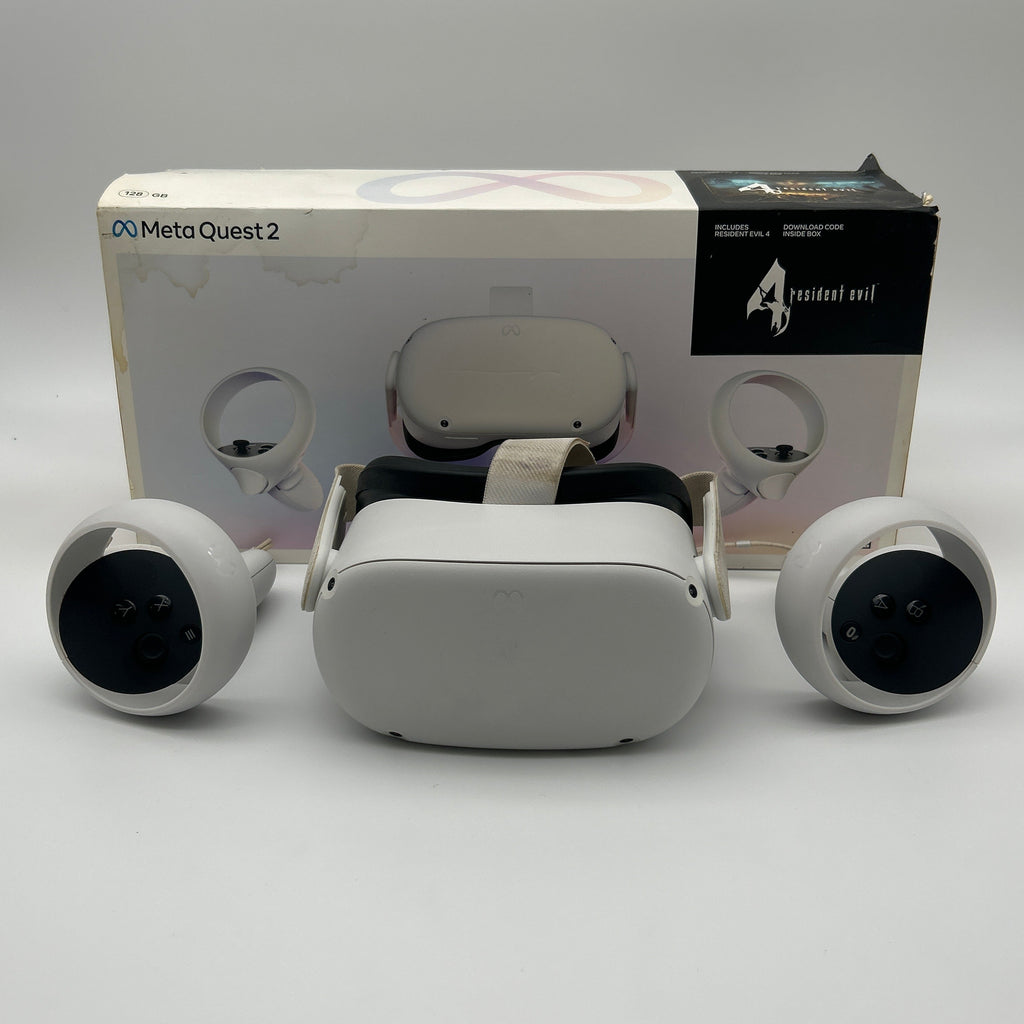 Meta Oculus Quest 2 128GB Advanced All-In-One VR White Headset - Used