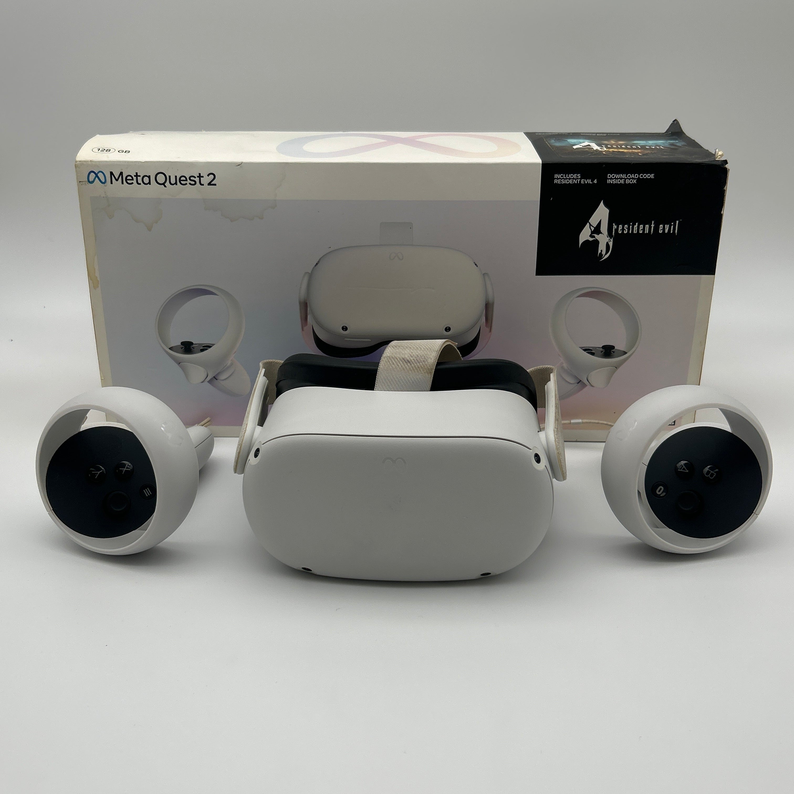 Meta Oculus Quest 2 128GB Advanced All-In-One VR White Headset - Used