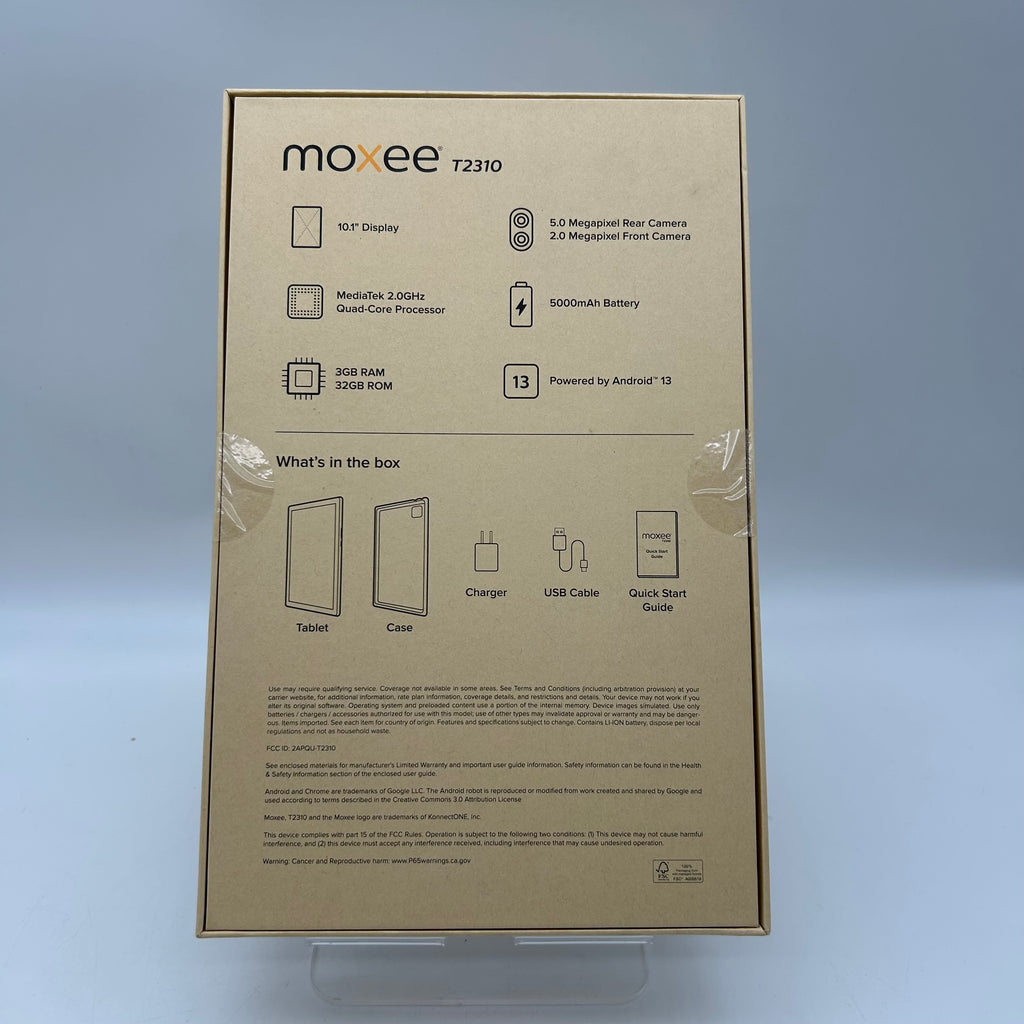 Moxee T2310 10.1" WiFi/LTE Android Tablet 2.0GHz Quad-Core CPU 3GB RAM 32 GB ROM