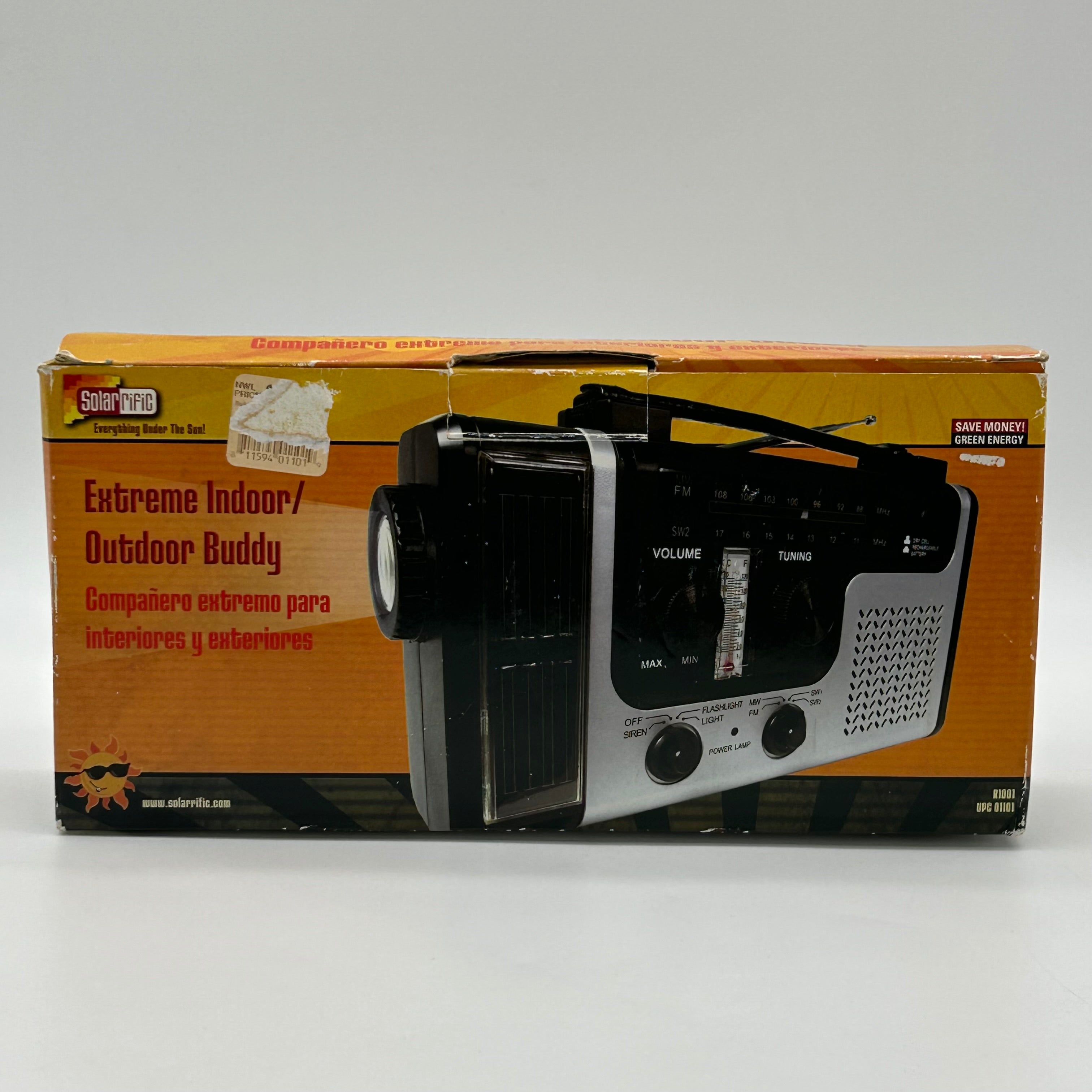 Solarrific R1001 Extreme Emergency Radio Solar Hand-Crank AM/FM/SW/WB Complete