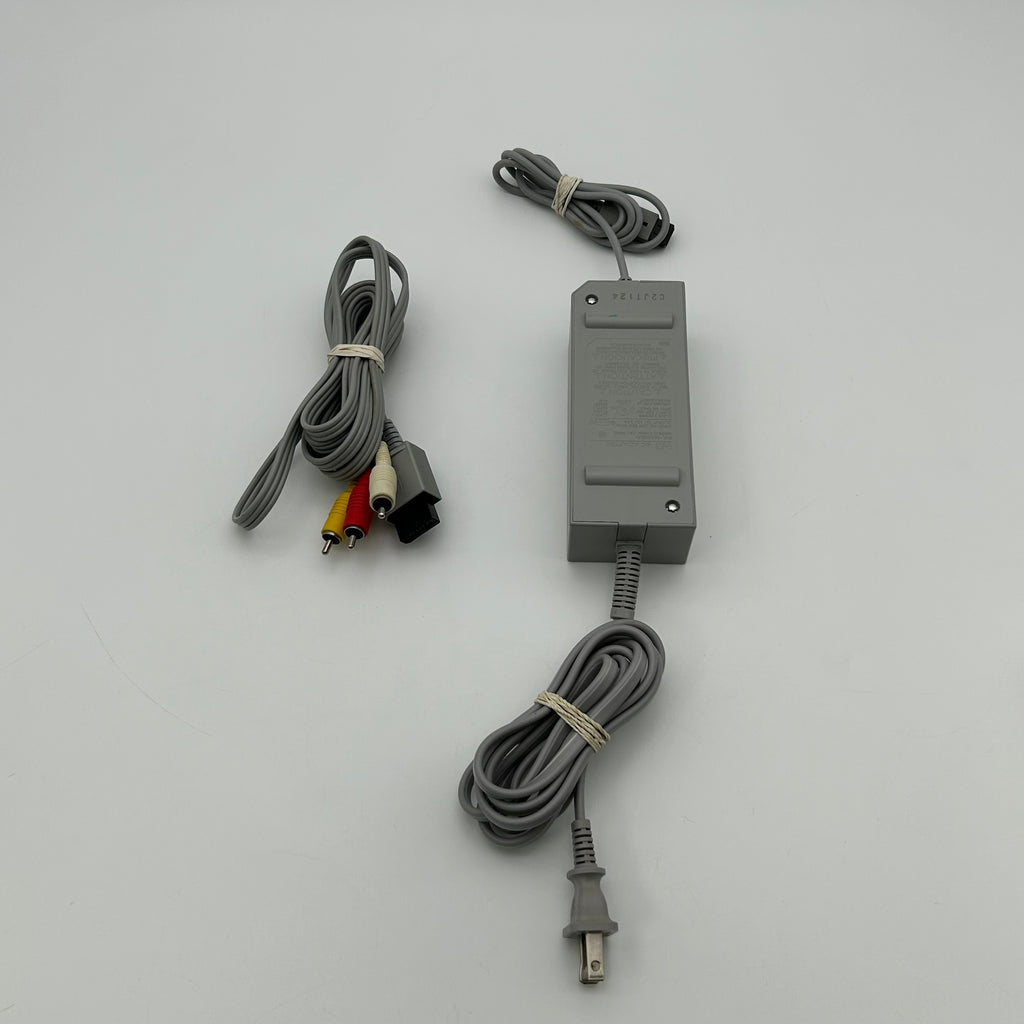 Nintendo Wii RVL-101 Console Bundle Controller Nunchuck Cords Sensor 11 Games
