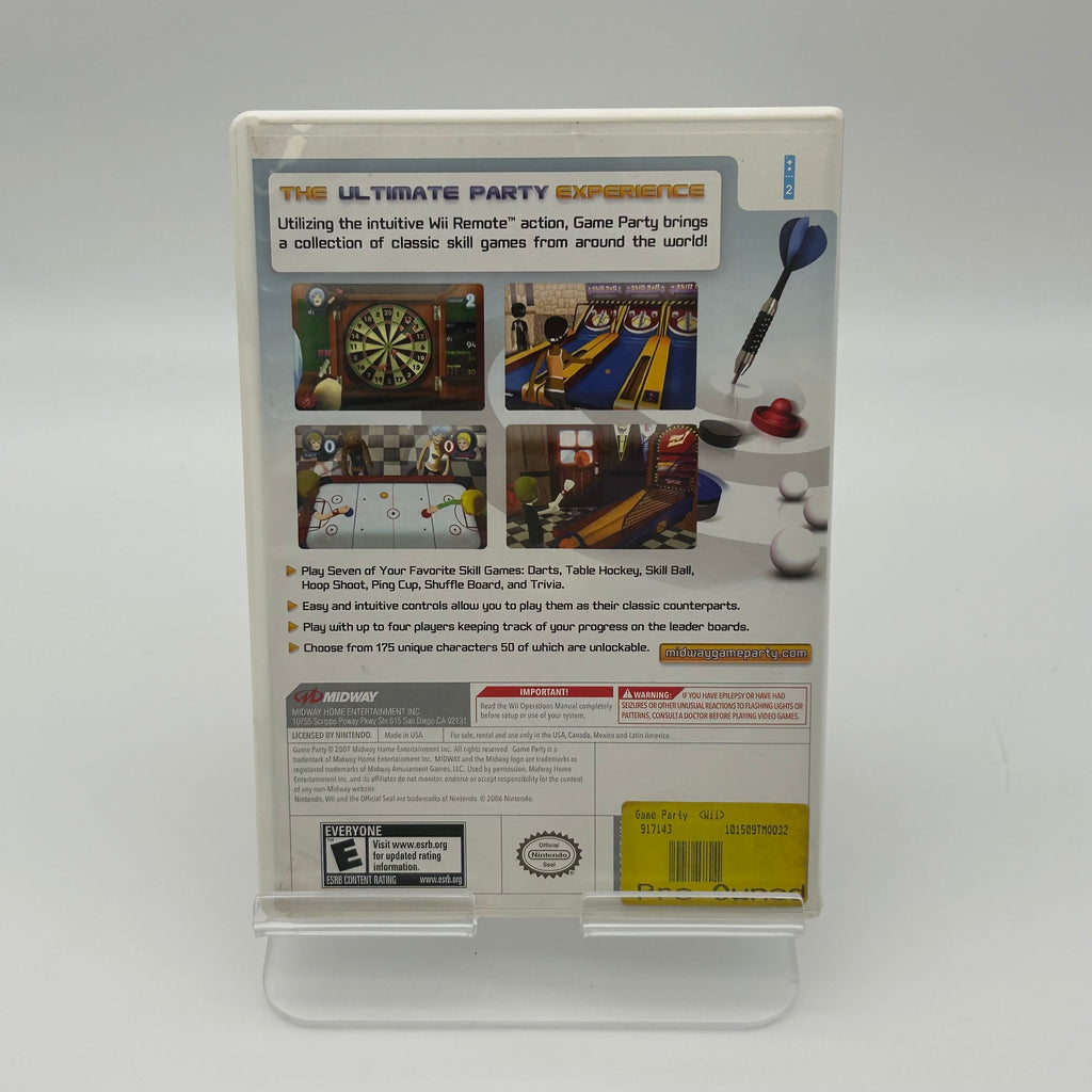 Game Party Nintendo Wii - Used With Box