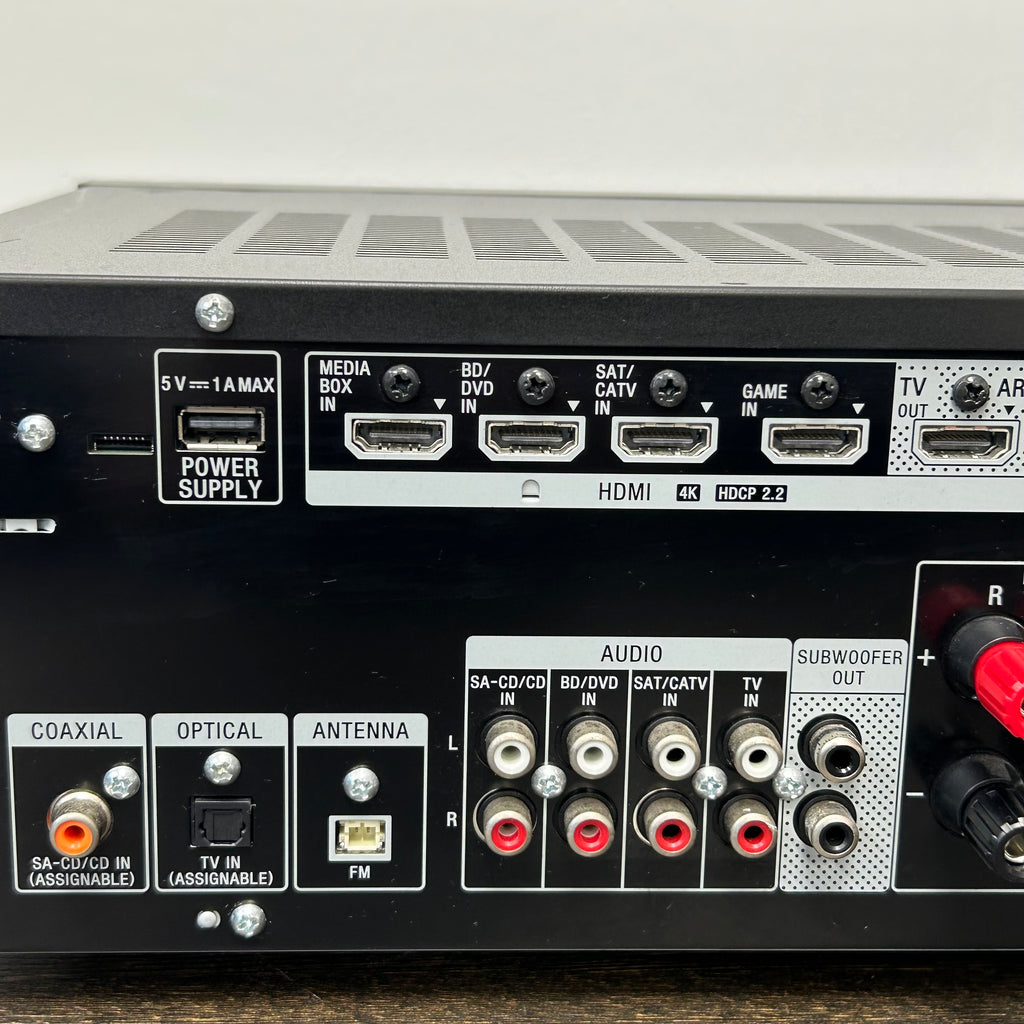 Sony STR-DH590 5.2 Multi Channel 4K HDR AV BT Home Theater Receiver Untested PICKUP ONLY