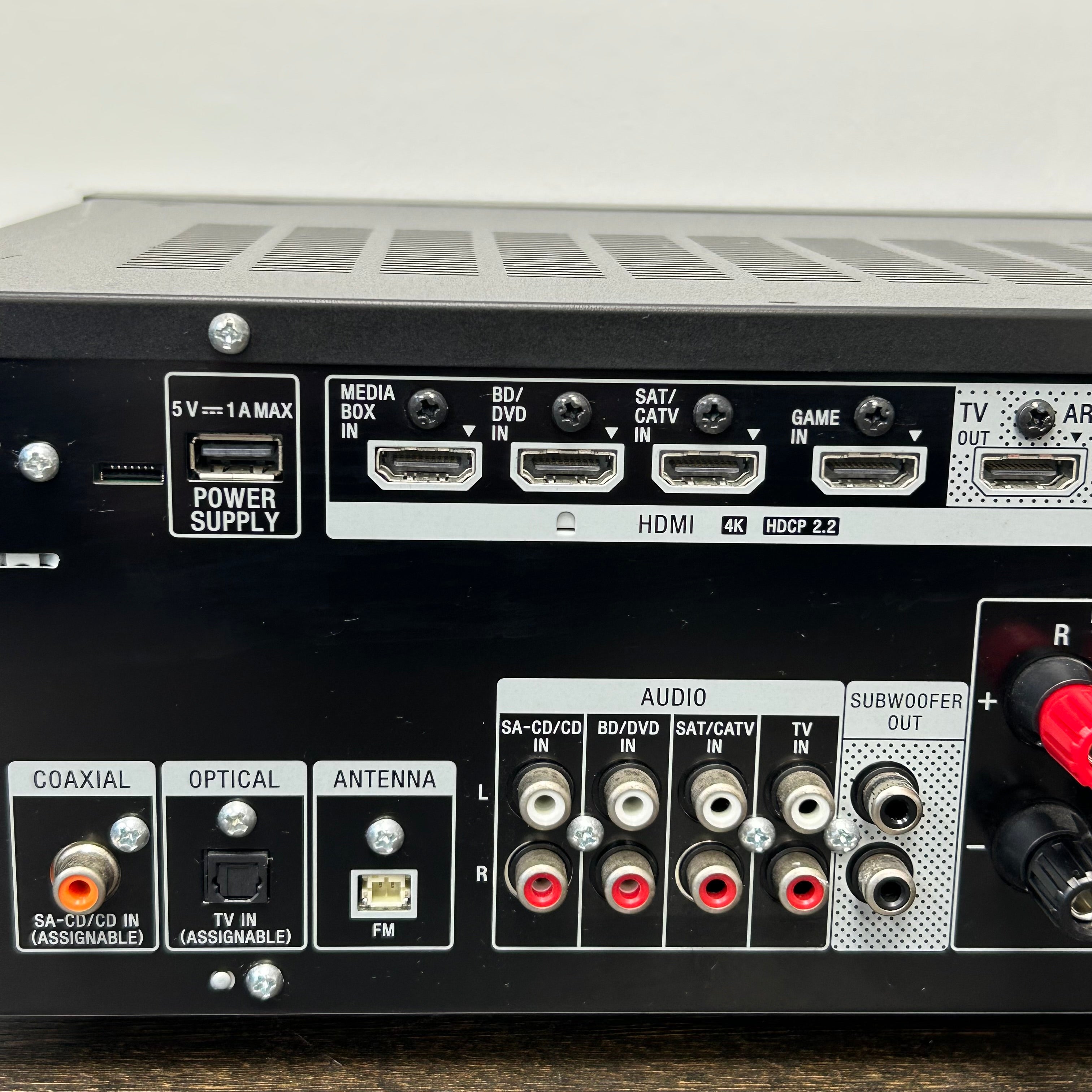 Sony STR-DH590 5.2 Multi Channel 4K HDR AV BT Home Theater Receiver Untested PICKUP ONLY