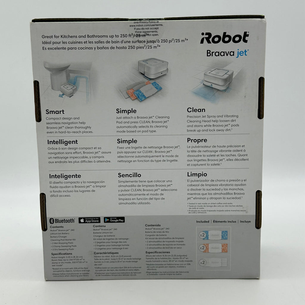 iRobot Braava Jet 240 Robot Mop - Brand New Factory Sealed Box
