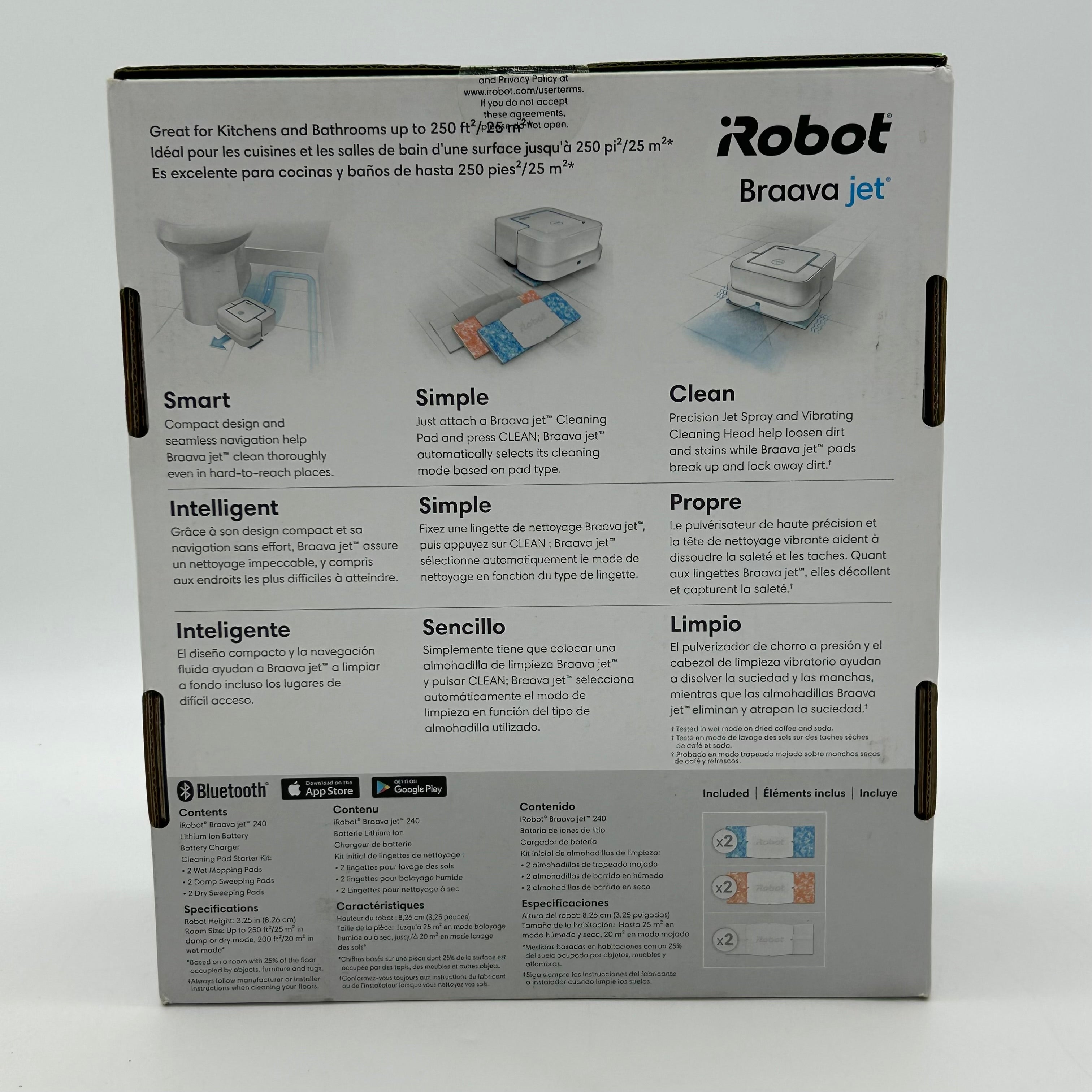 iRobot Braava Jet 240 Robot Mop - Brand New Factory Sealed Box