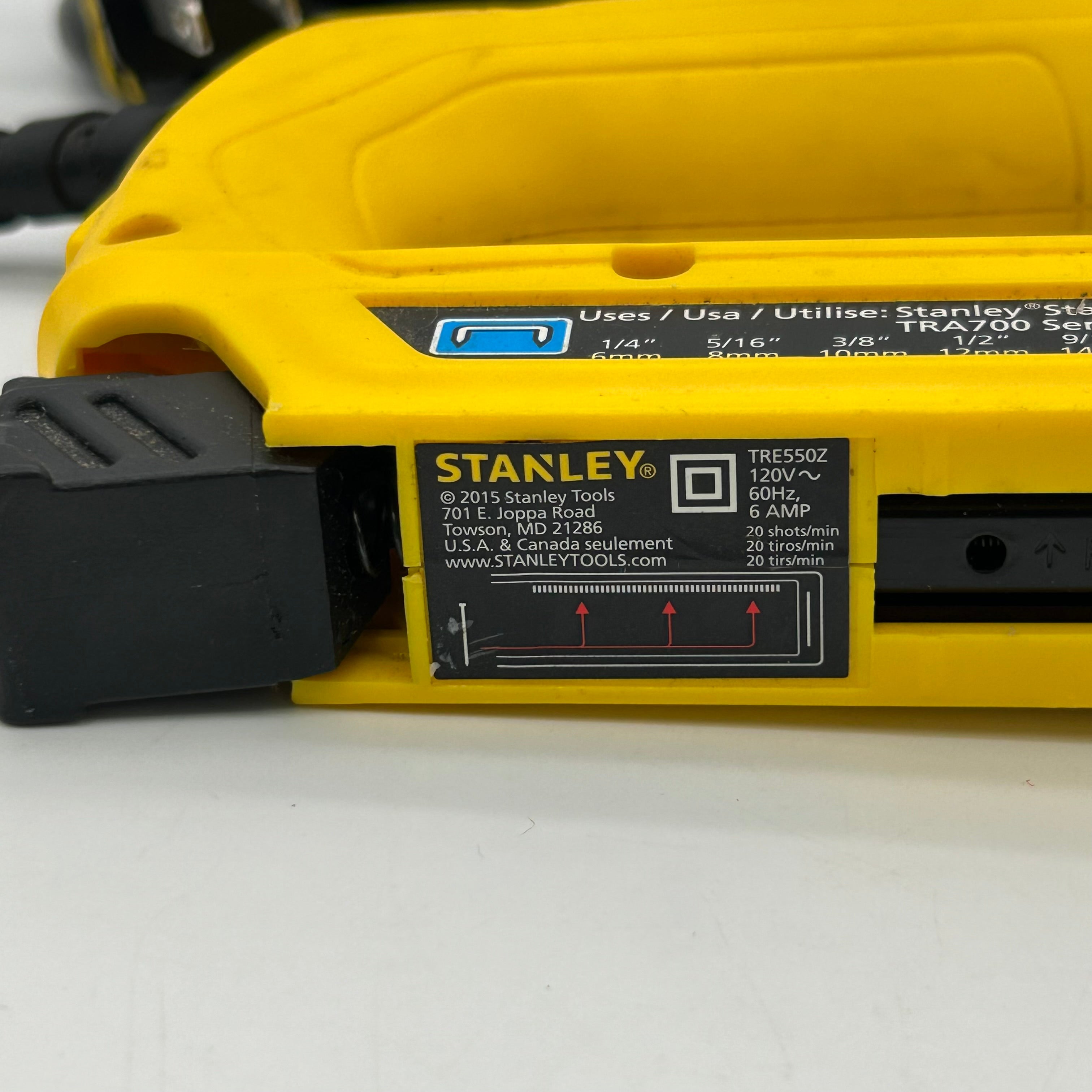 Stanley TRE550Z Electric Staple Gun Brad Nailer 120V Heavy Duty